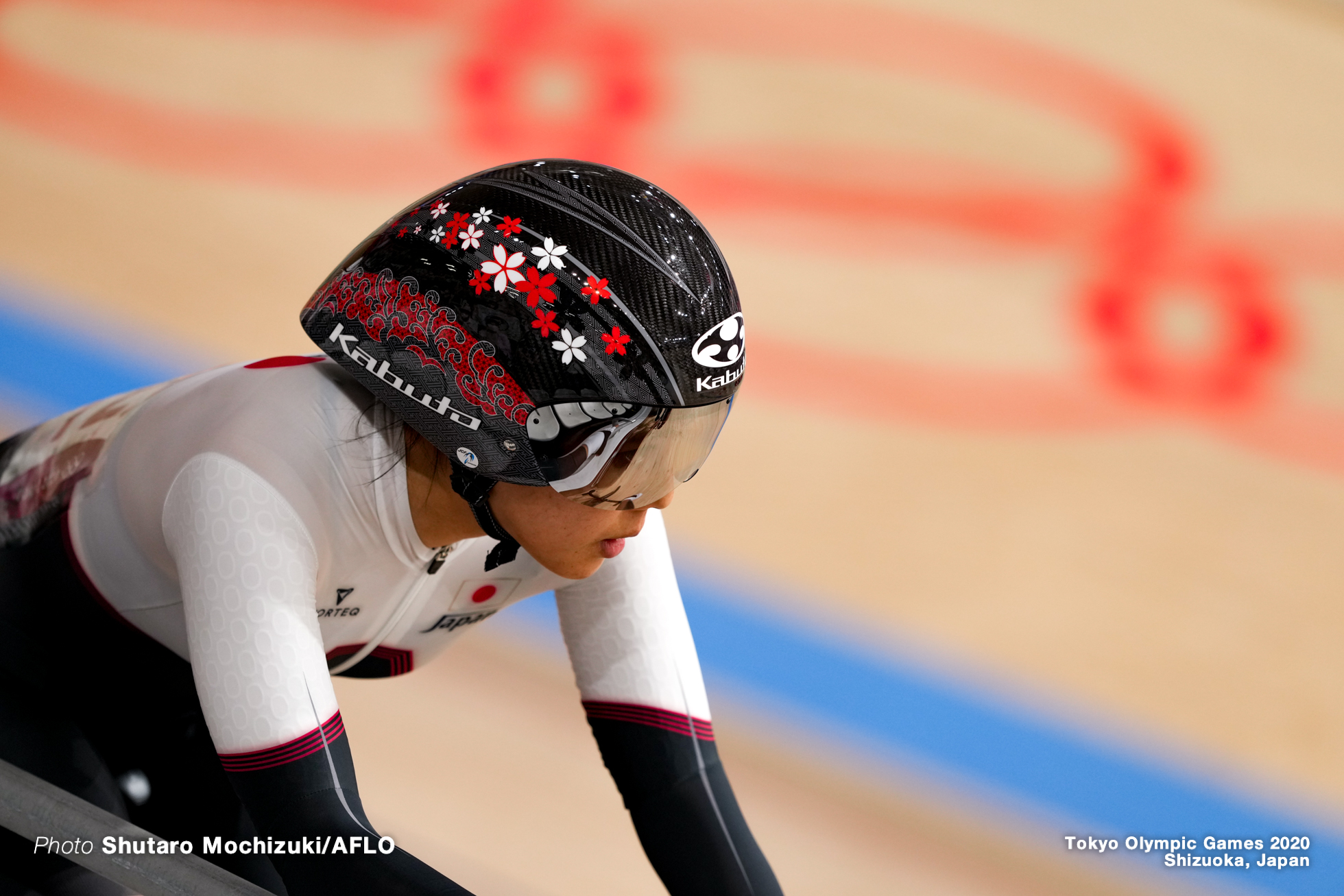中村妃智 Kisato Nakamura (JPN), Women's Madison AUGUST 6, 2021 - Cycling : during the Tokyo 2020 Olympic Games at the Izu Velodrome in Shizuoka, Japan. (Photo by Shutaro Mochizuki/AFLO)