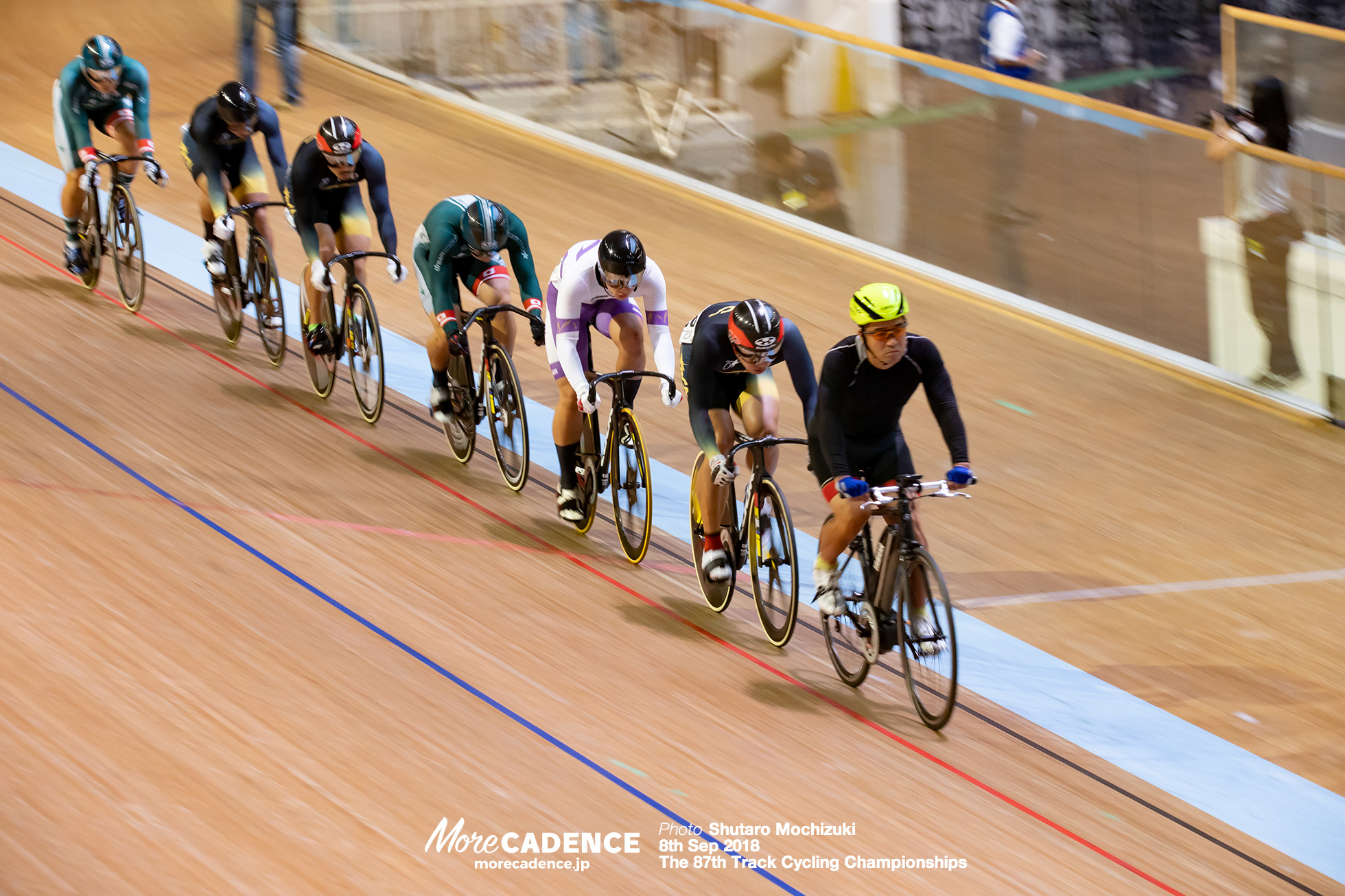 2018全日本選手権トラック男子ケイリン決勝ペーサー中