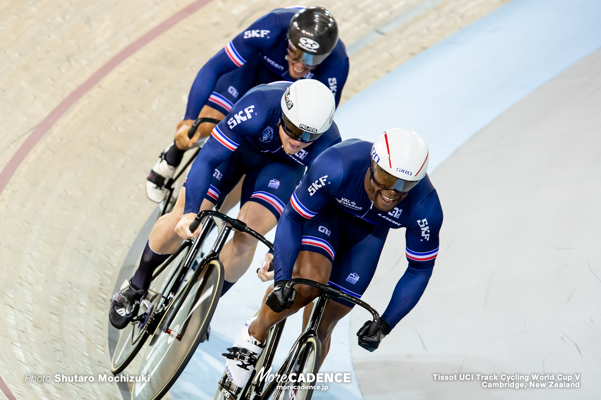 Qualifying / Men's Team Sprint / Track Cycling World Cup V / Cambridge, New Zealand