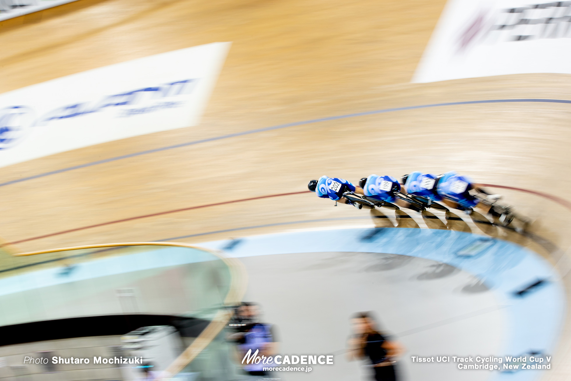 Final / Women's Team Pursuit / Track Cycling World Cup V / Cambridge, New Zealand