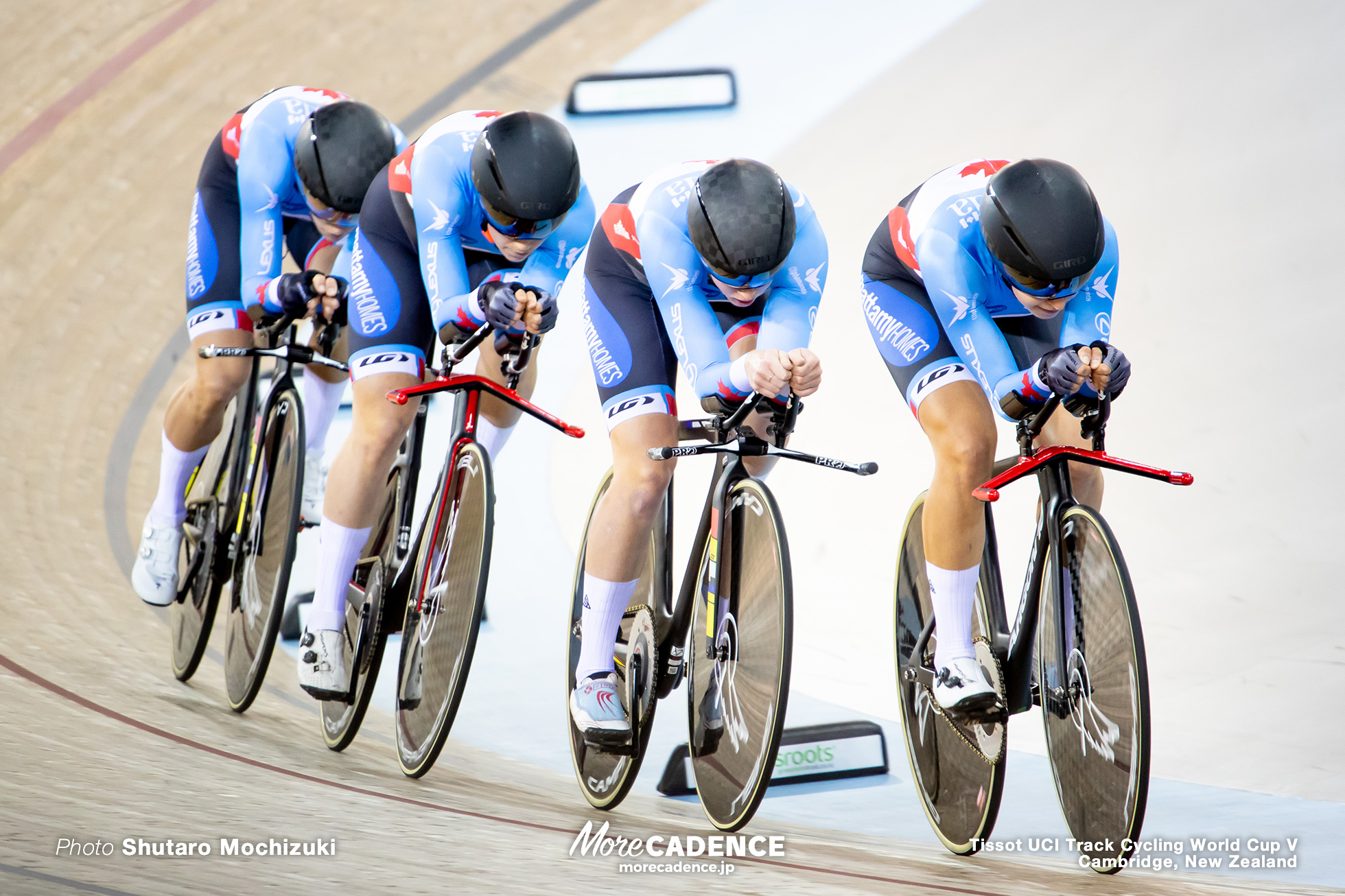 Final / Women's Team Pursuit / Track Cycling World Cup V / Cambridge, New Zealand