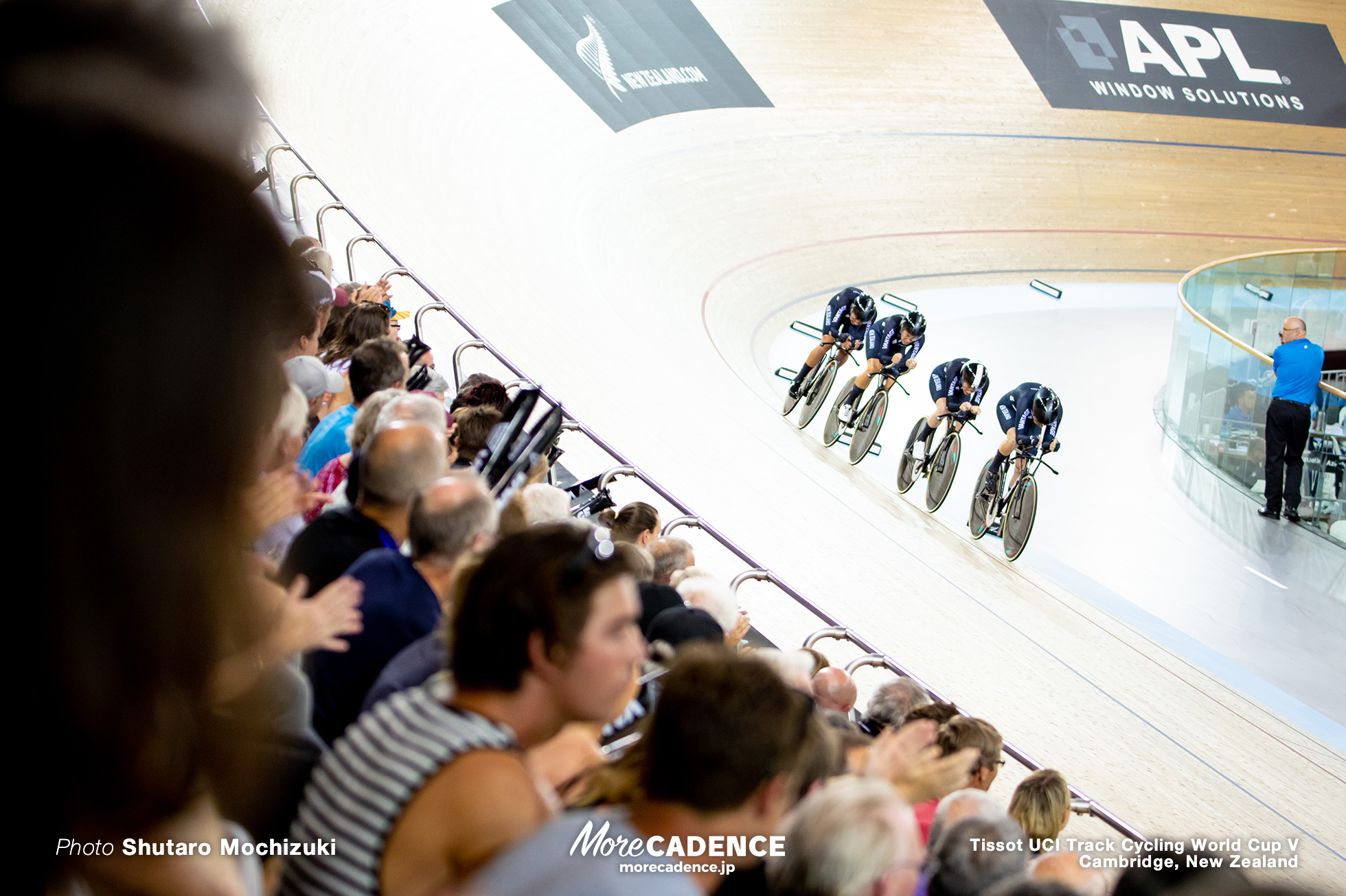 Final / Women's Team Pursuit / Track Cycling World Cup V / Cambridge, New Zealand