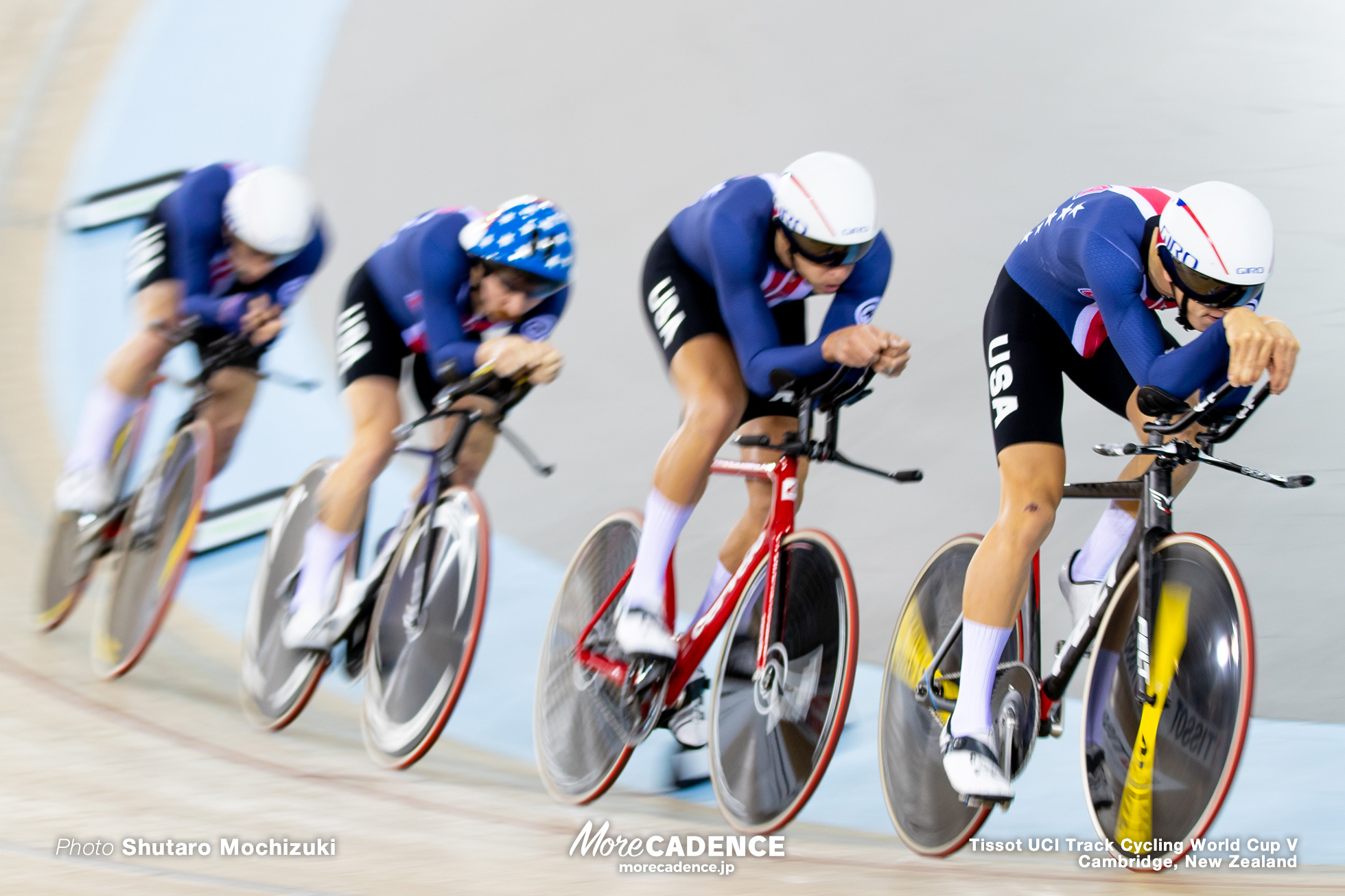 Final / Men's Team Pursuit / Track Cycling World Cup V / Cambridge, New Zealand