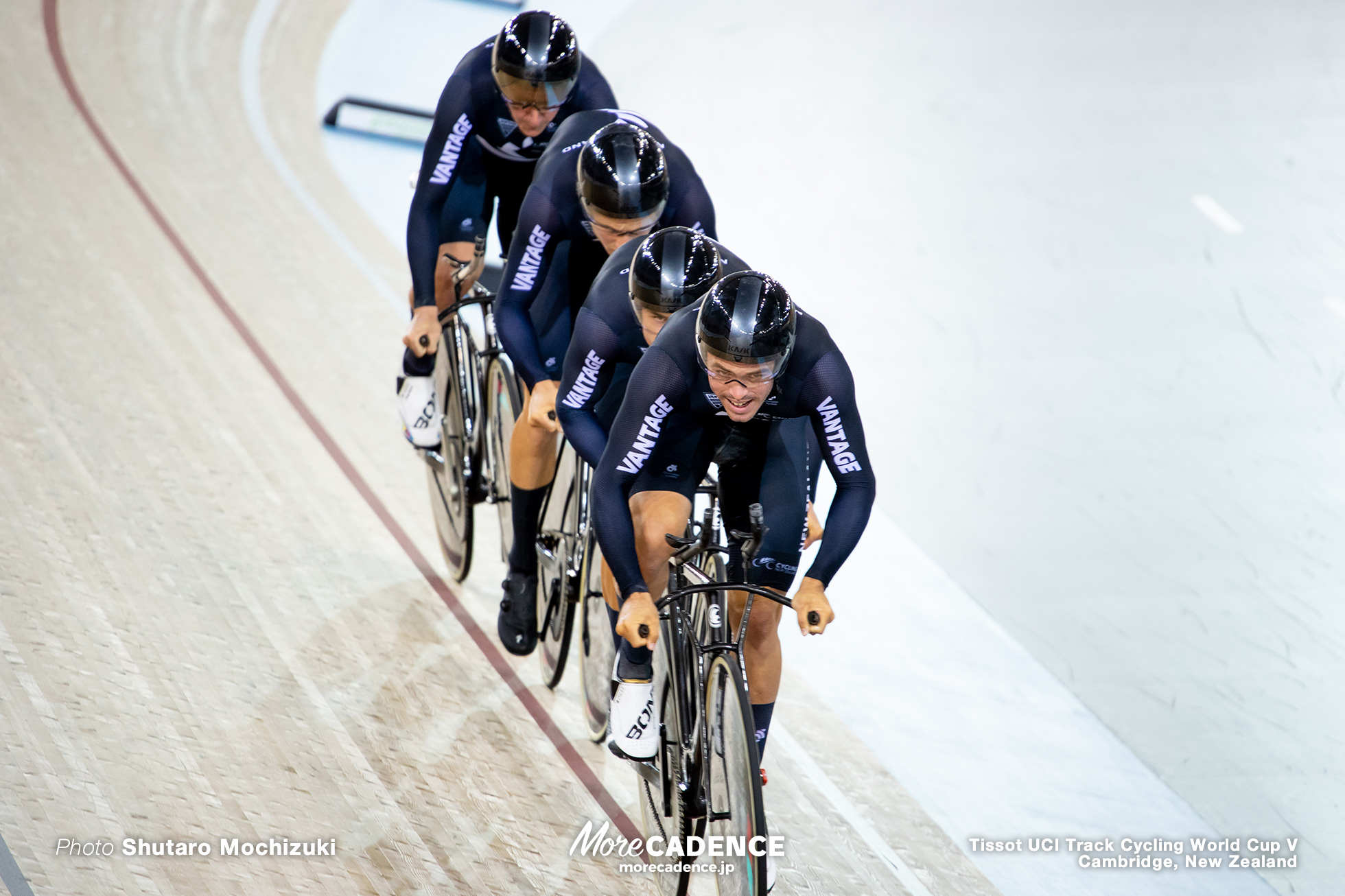 Final / Men's Team Pursuit / Track Cycling World Cup V / Cambridge, New Zealand