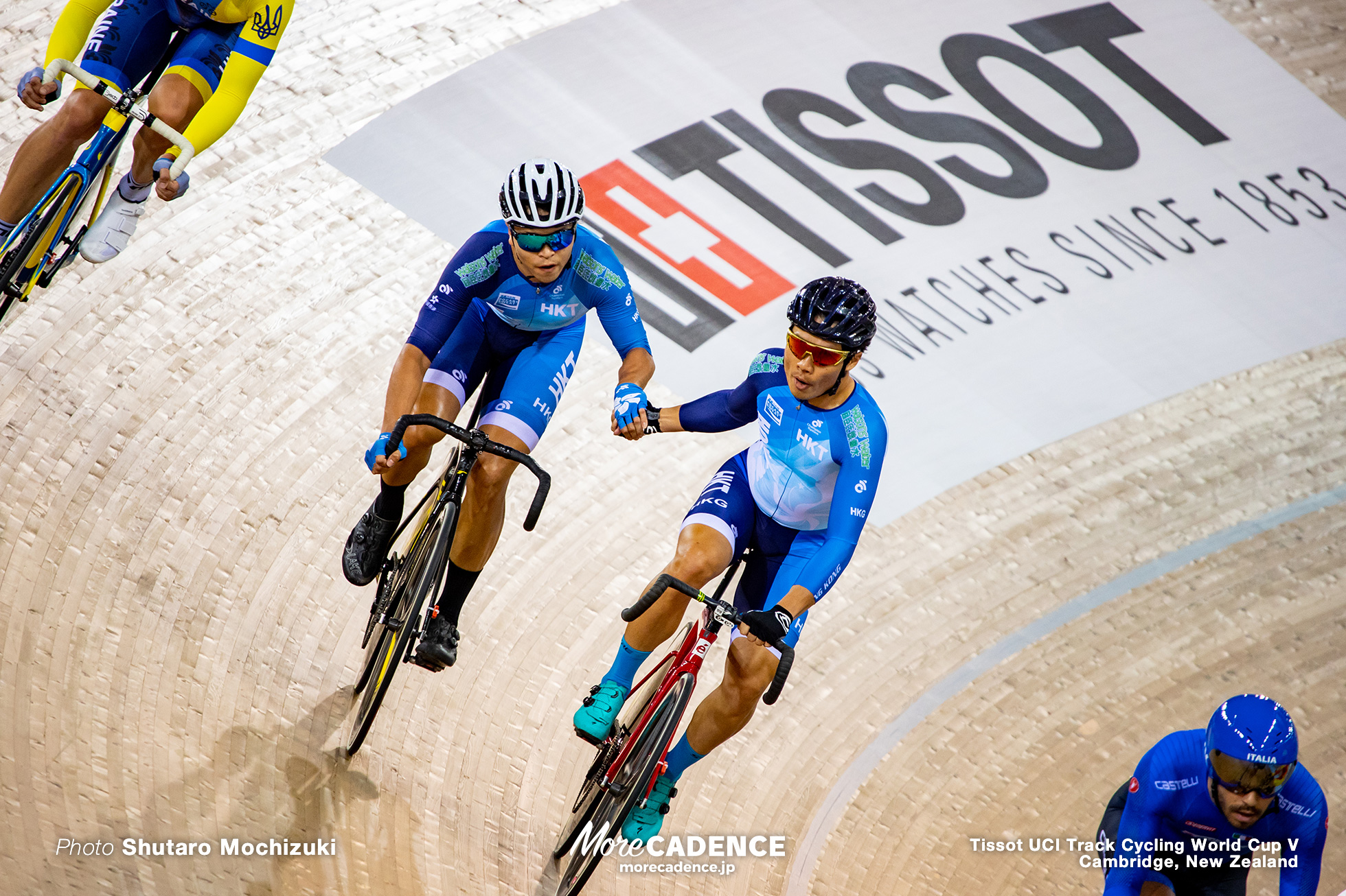 Men's Madison / Track Cycling World Cup V / Cambridge, New Zealand