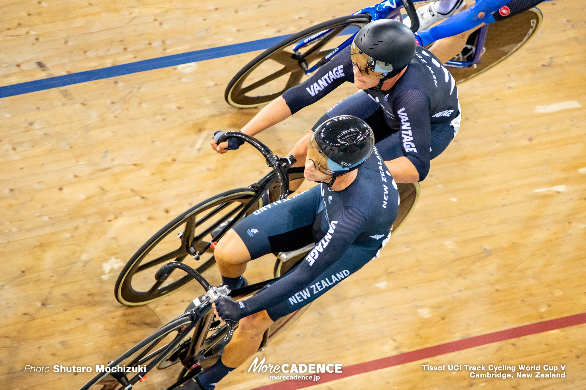 Men's Madison / Track Cycling World Cup V / Cambridge, New Zealand