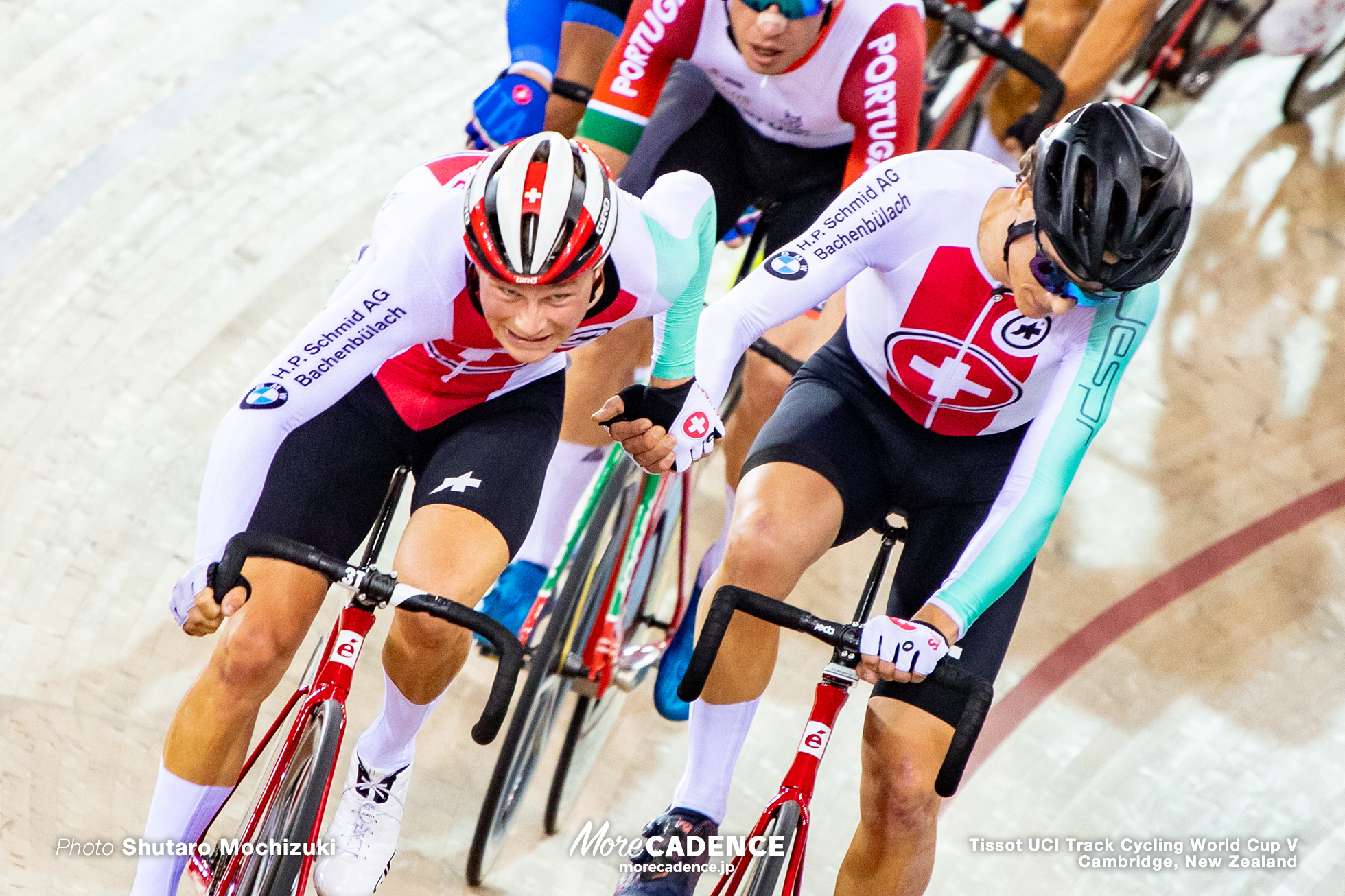 Men's Madison / Track Cycling World Cup V / Cambridge, New Zealand