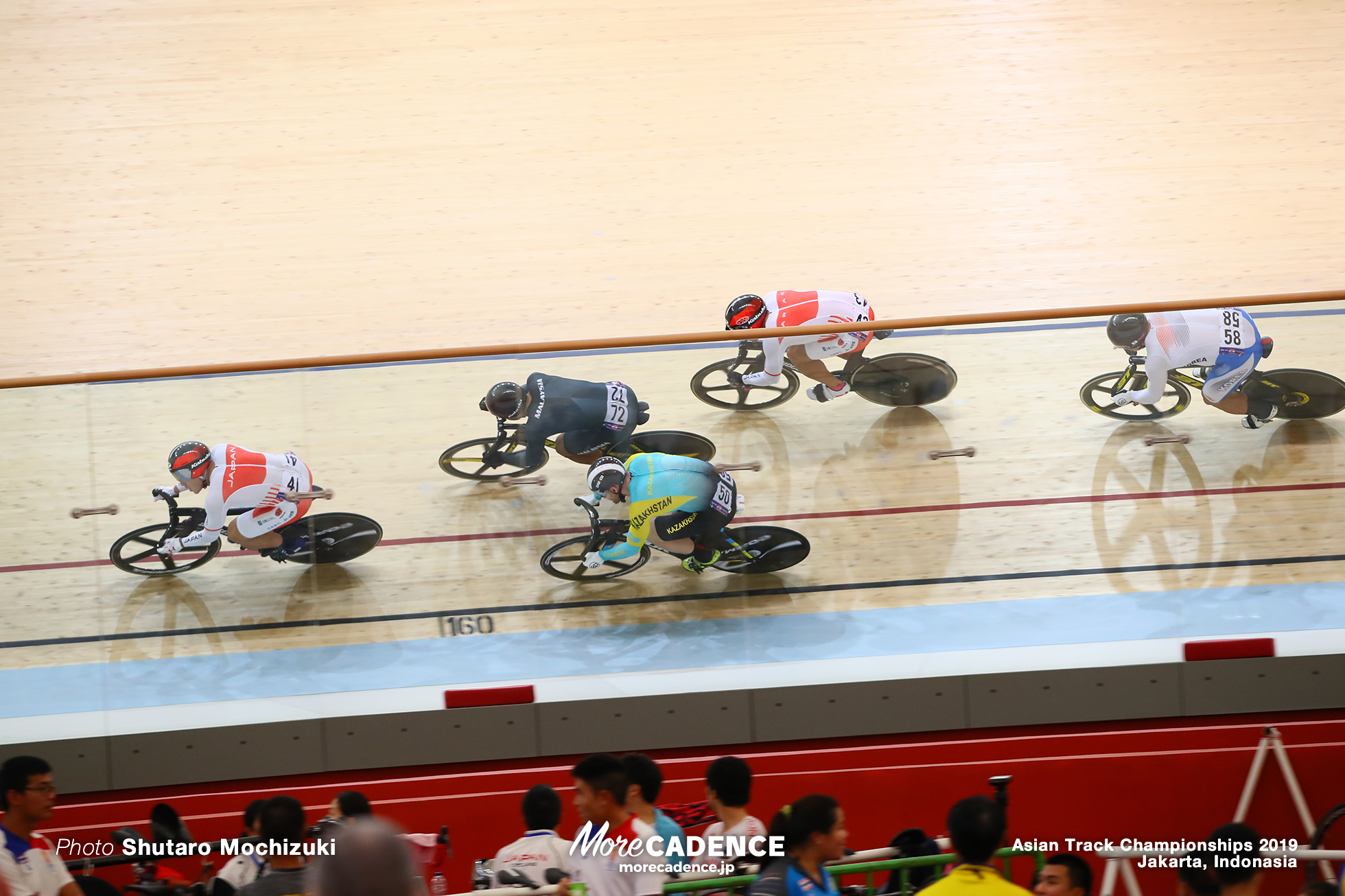 Men's Elite Keirin Semi Final / Asian Championships Track 2019 Jakarta