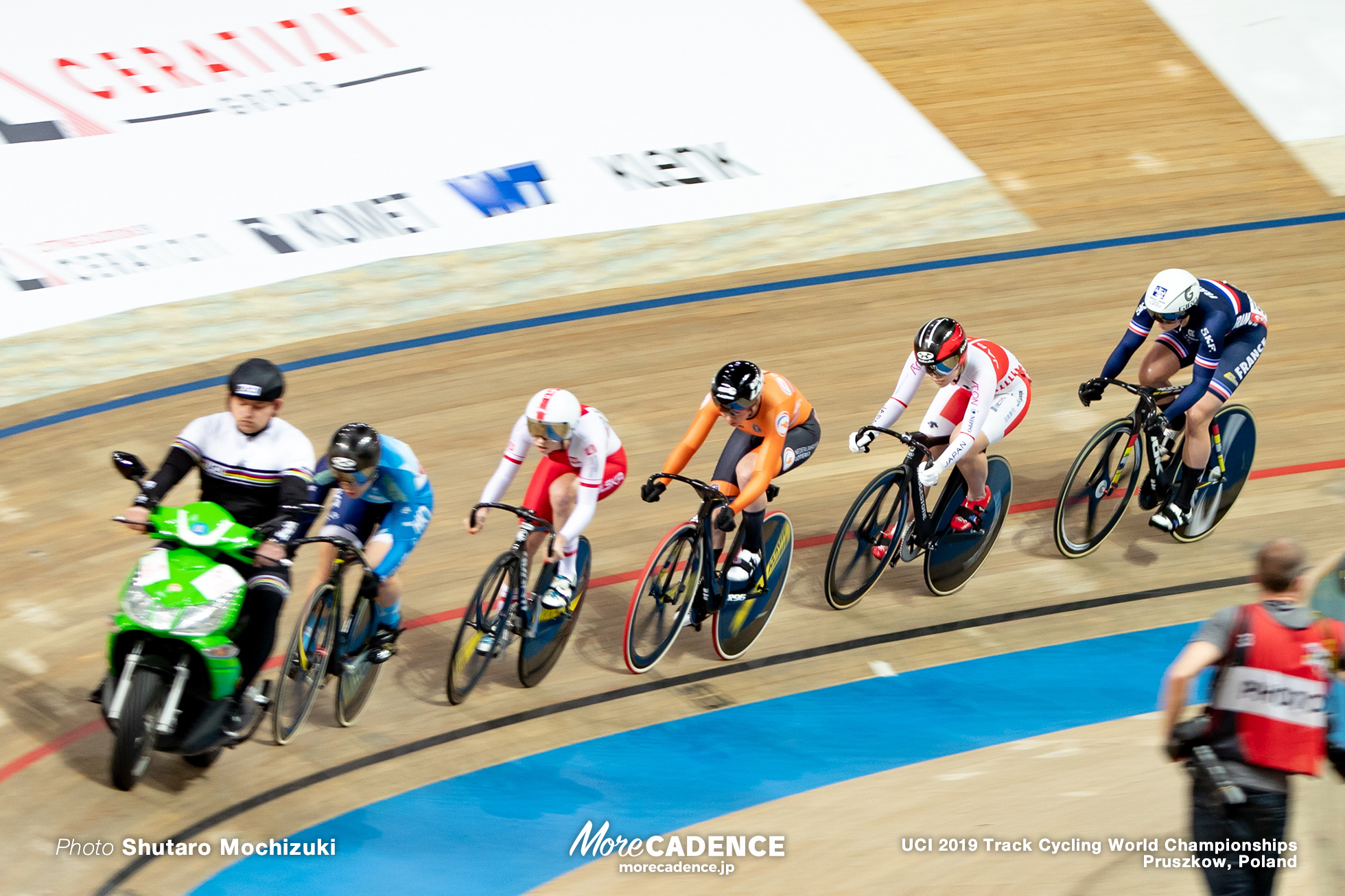 Women's Keirin 1st Round / 2019 Track Cycling World Championships Pruszków, Poland