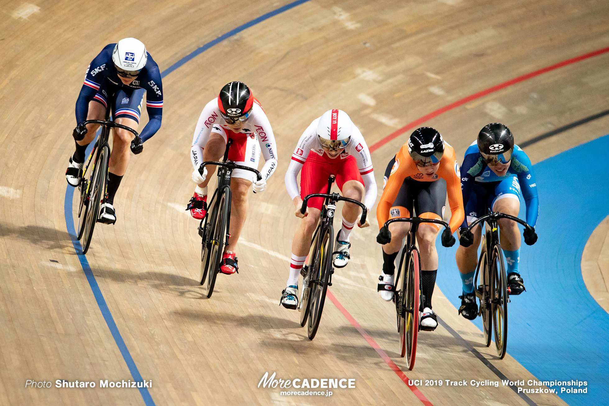 Women's Keirin 1st Round / 2019 Track Cycling World Championships Pruszków, Poland