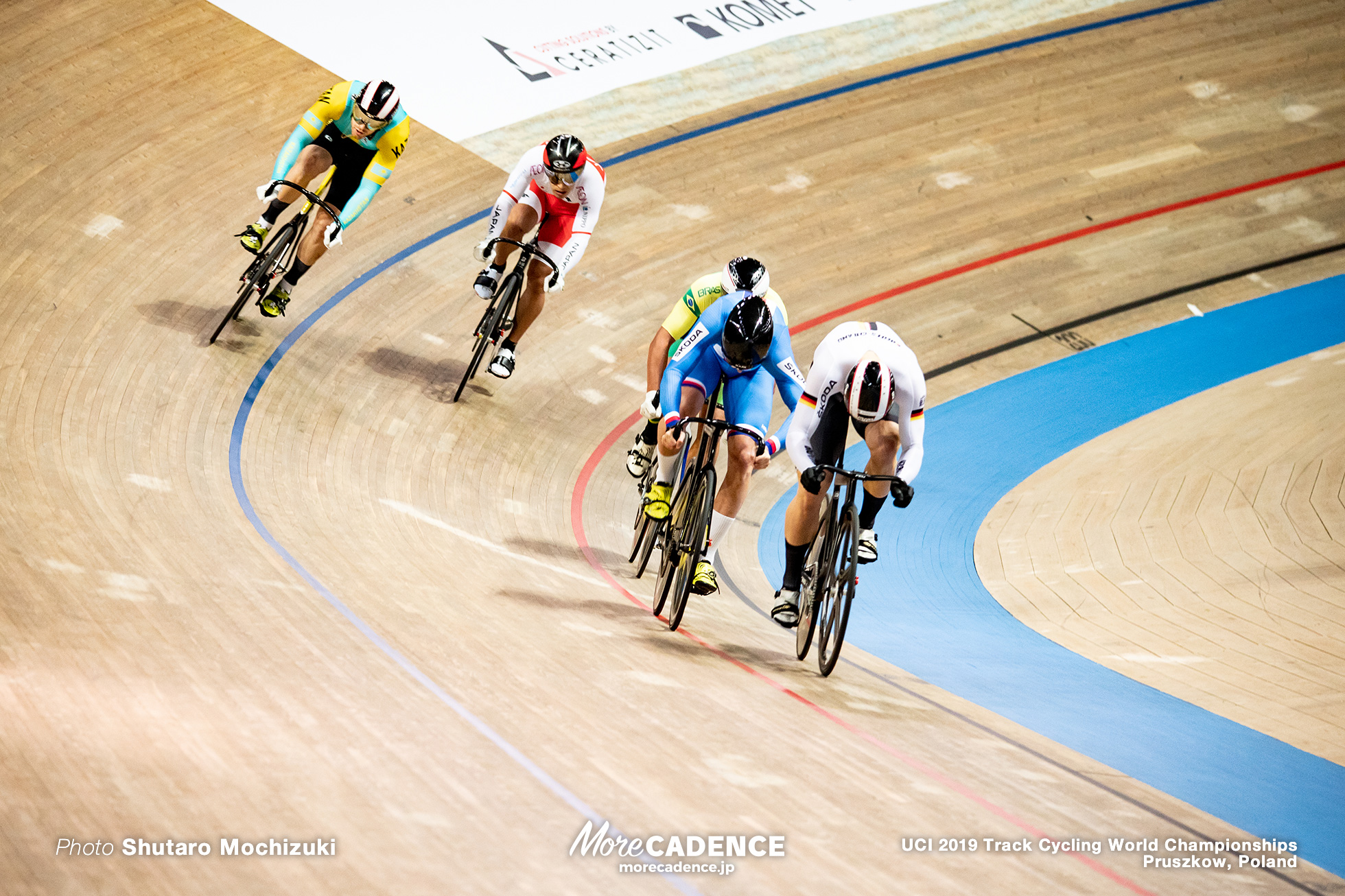 Men's Keirin 1st Round / 2019 Track Cycling World Championships Pruszków, Poland