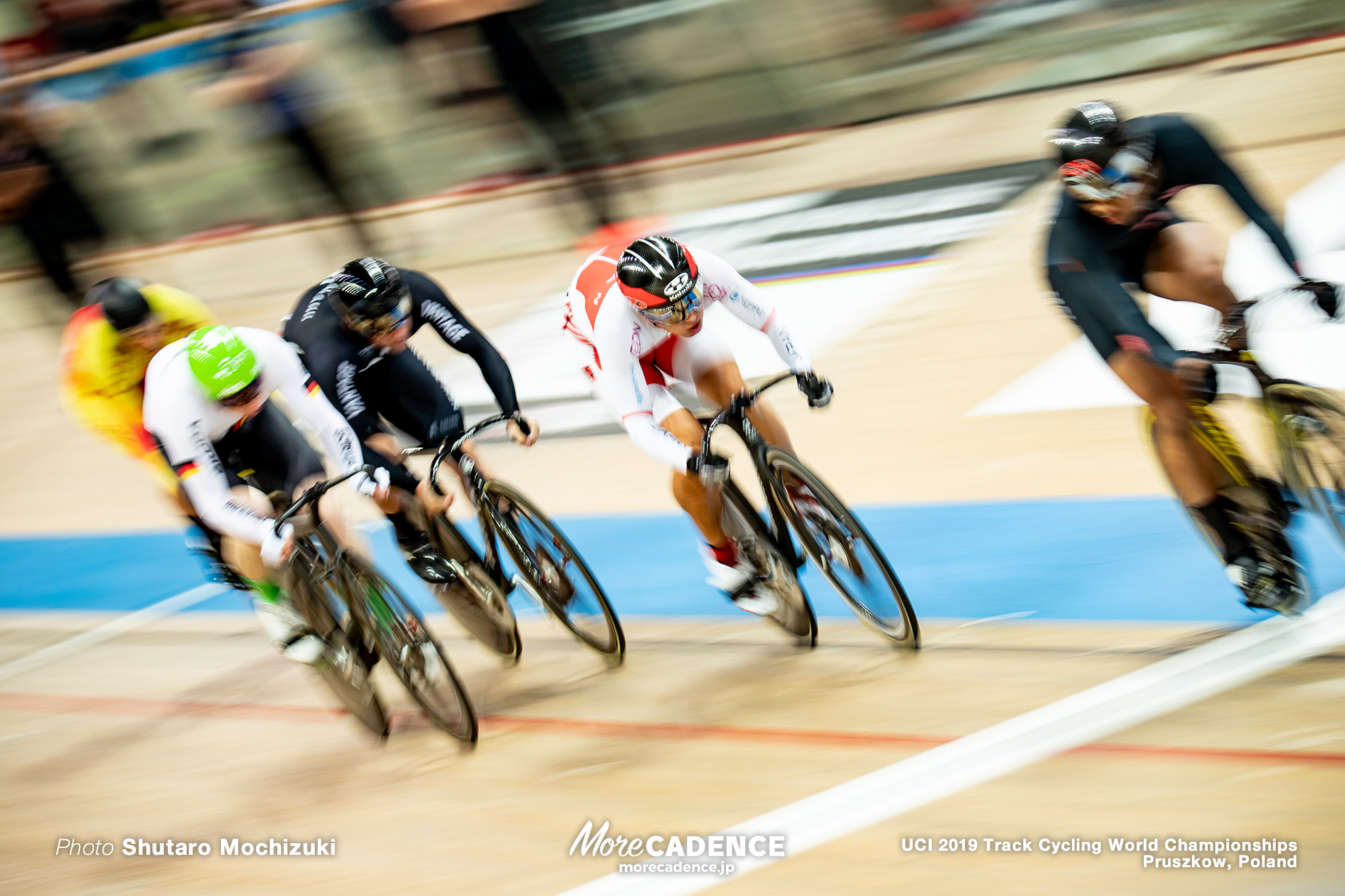 Men's Keirin 1st Round / 2019 Track Cycling World Championships Pruszków, Poland