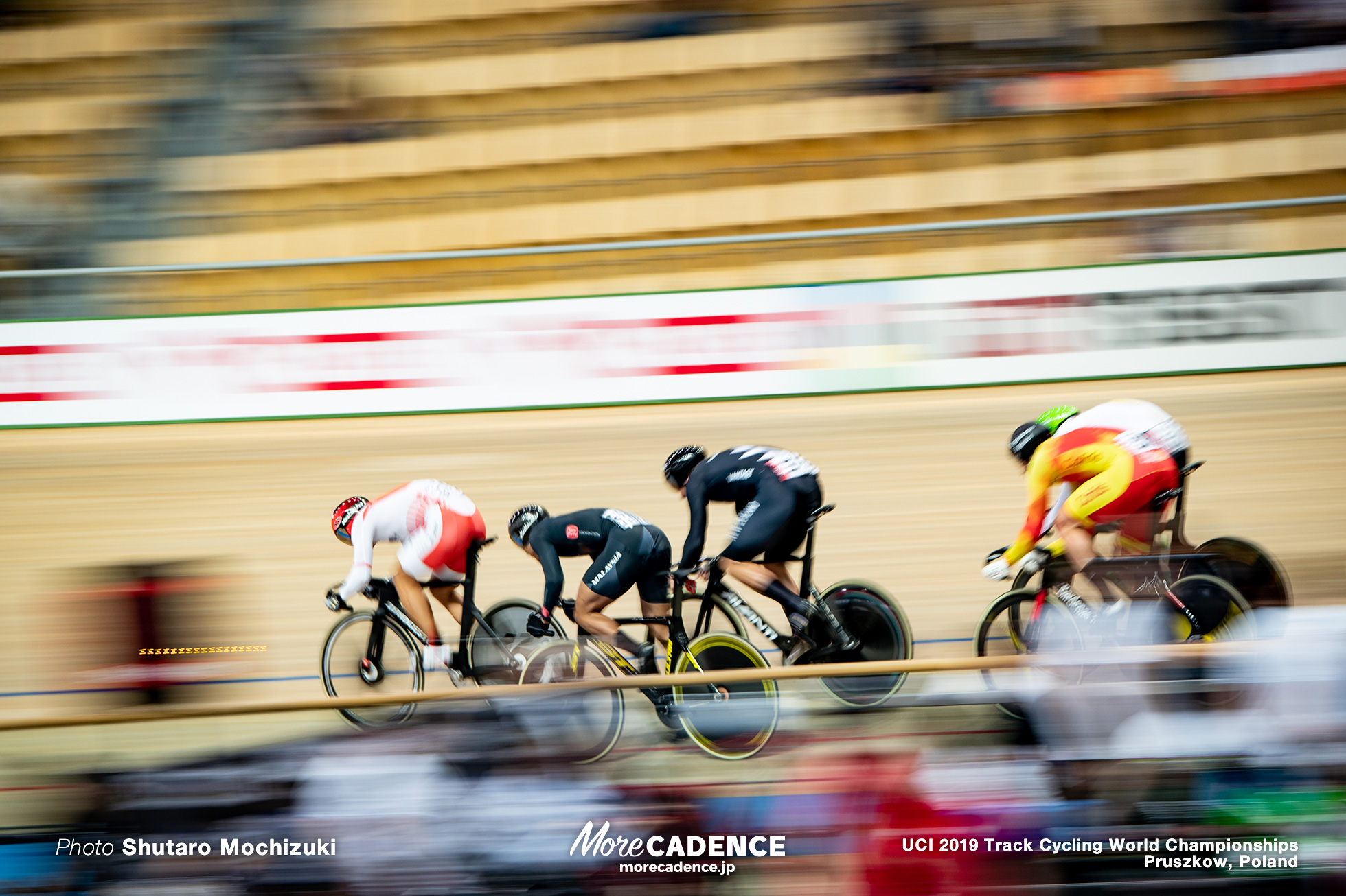 Men's Keirin 1st Round / 2019 Track Cycling World Championships Pruszków, Poland