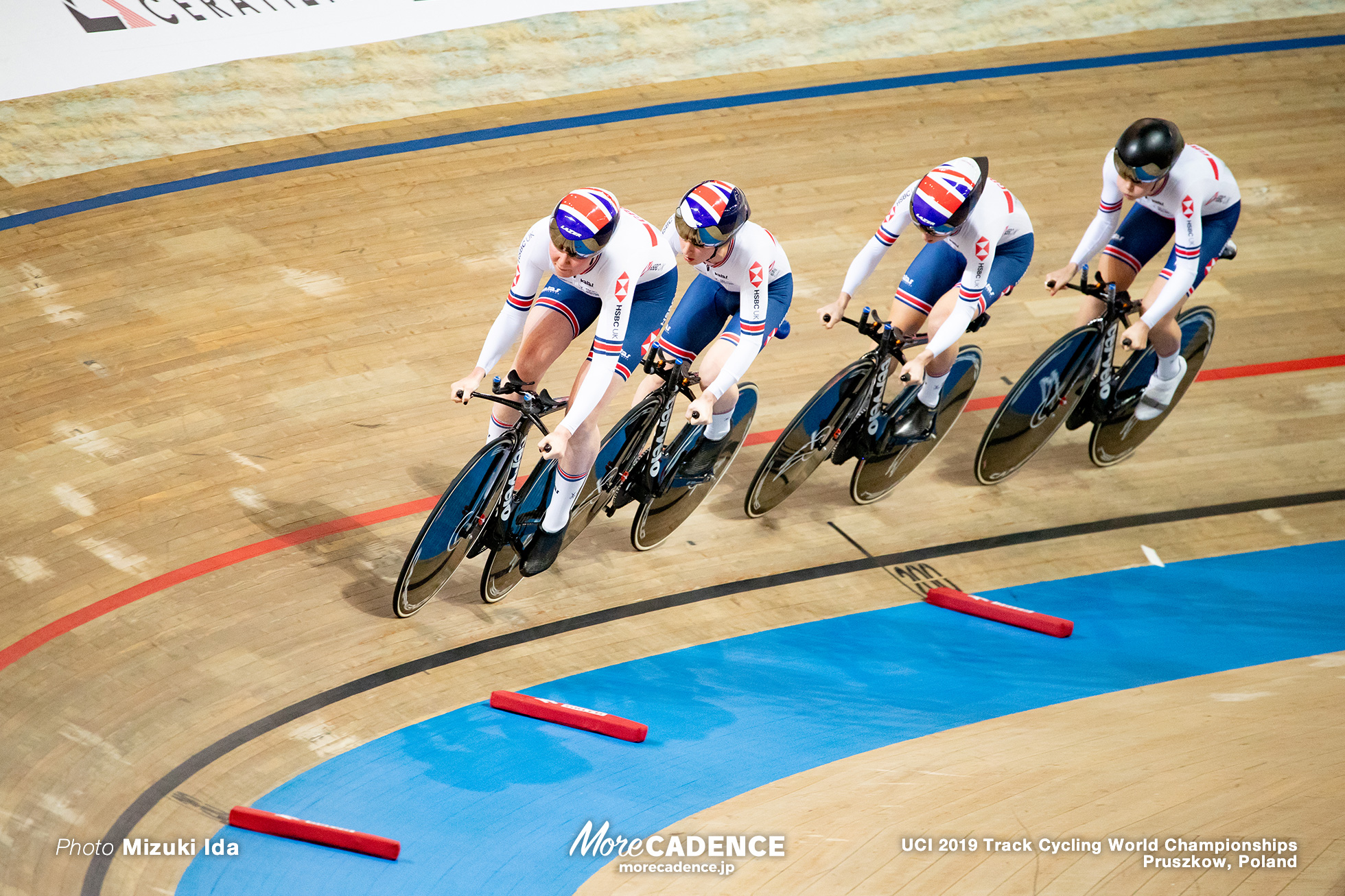 Women's Team Pursuit Final / 2019 Track Cycling World Championships Pruszków, Poland