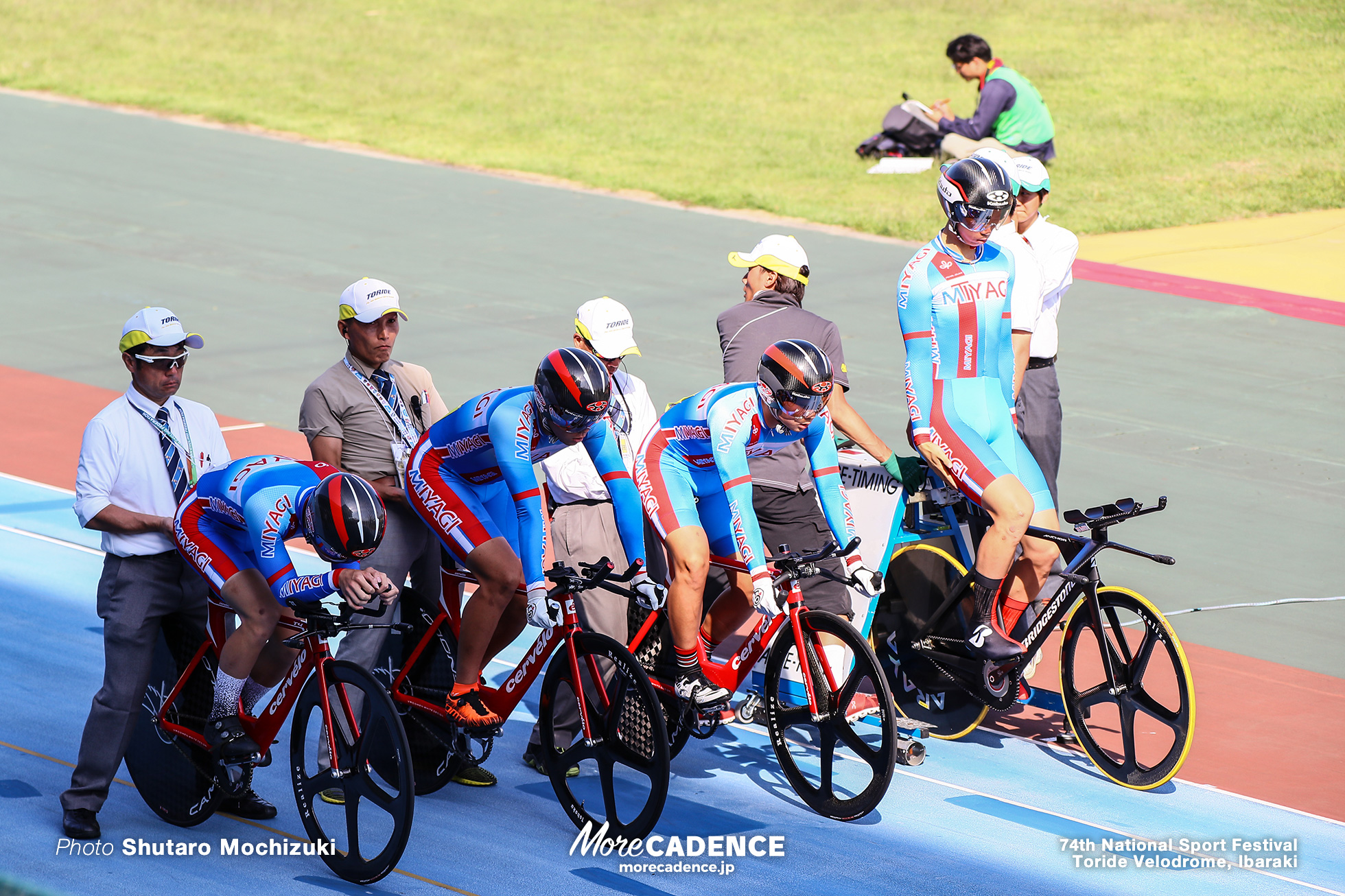 宮城/男子チームパシュート予選/茨城国体