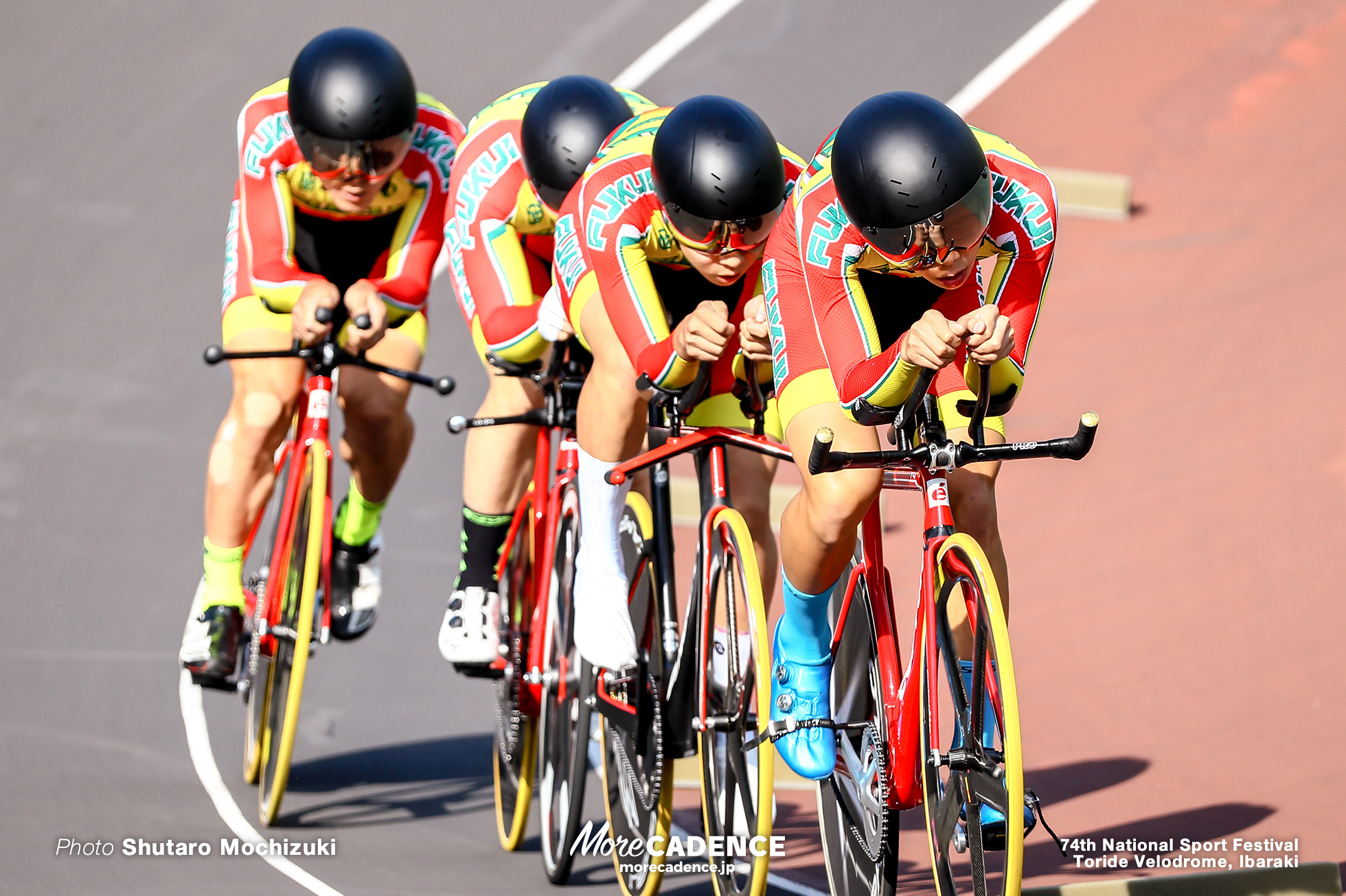 福井/男子チームパシュート予選/茨城国体