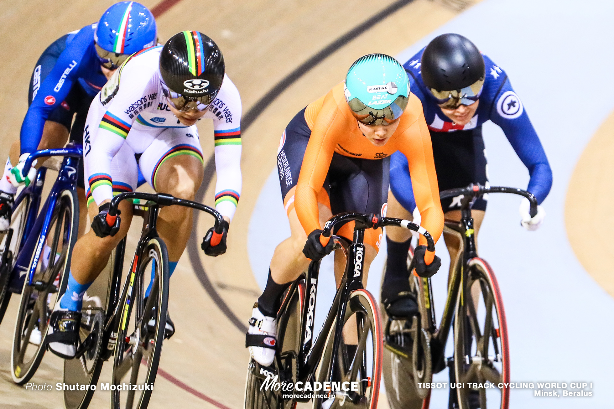 1st Round / Women's Keirin / TISSOT UCI TRACK CYCLING WORLD CUP I, Minsk, Beralus