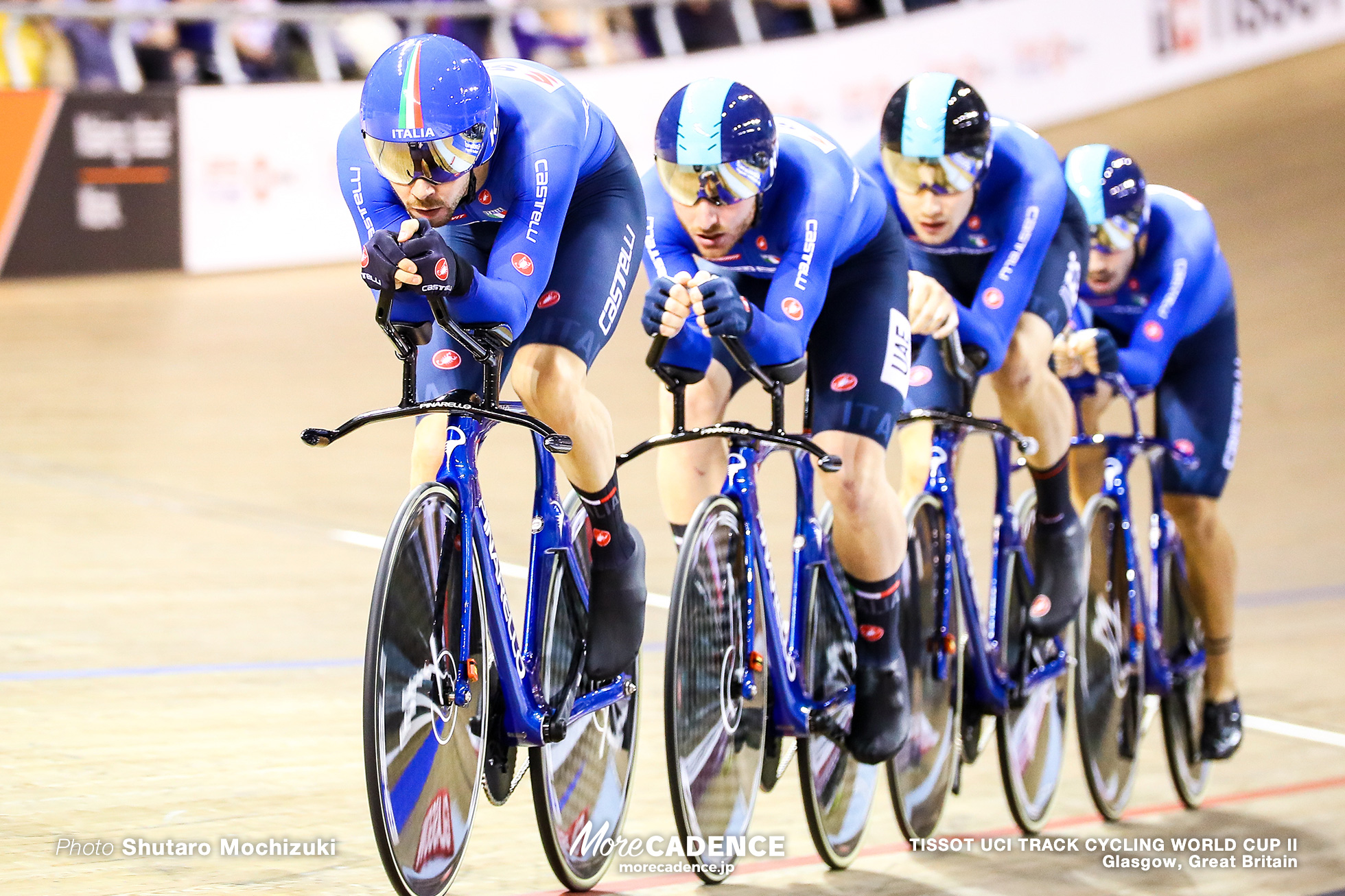 Italy / Men's Team Pursuit / TISSOT UCI TRACK CYCLING WORLD CUP II, Glasgow, Great Britain