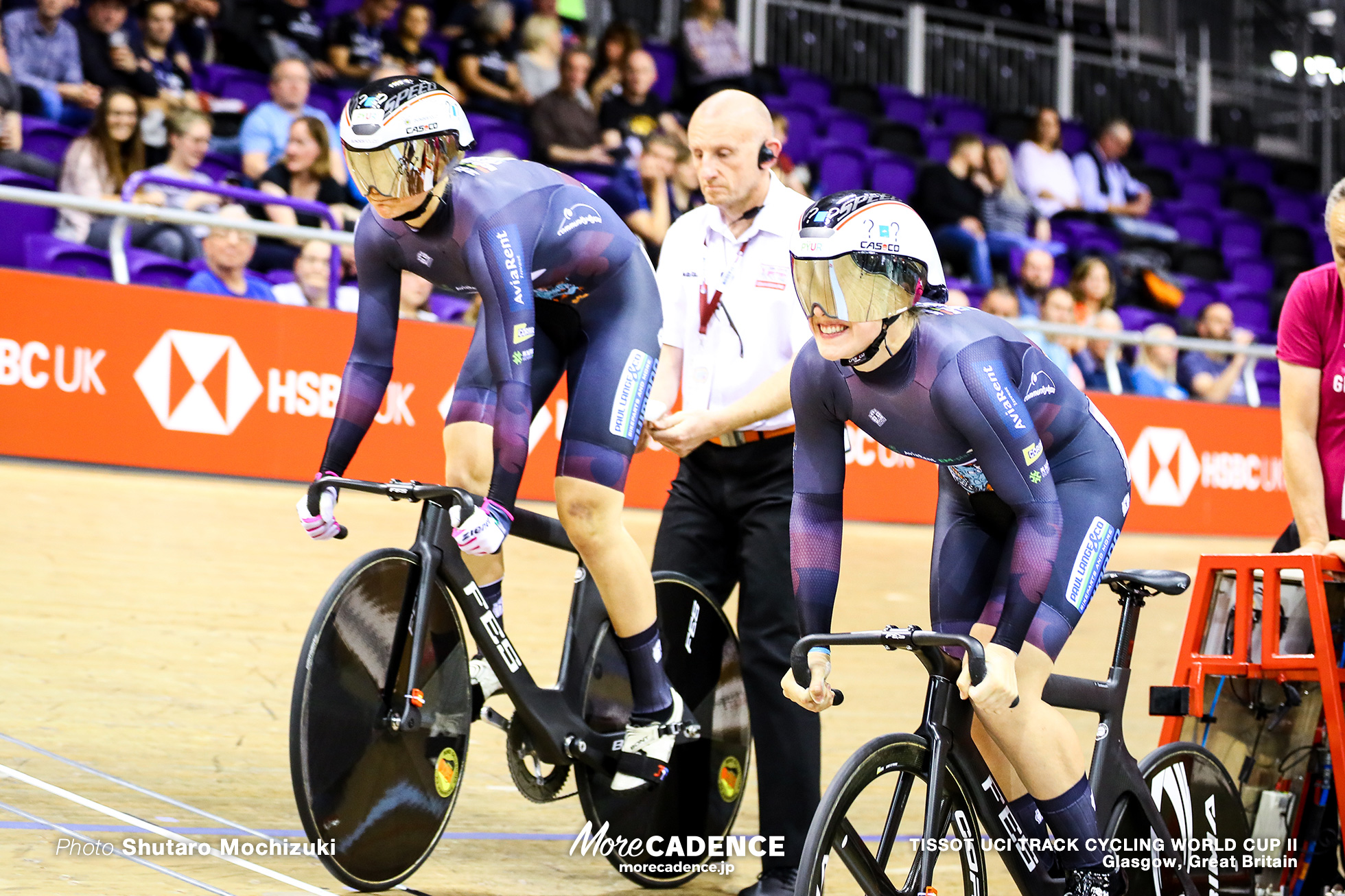 Women's Team Sprint / TISSOT UCI TRACK CYCLING WORLD CUP II, Glasgow, Great Britain