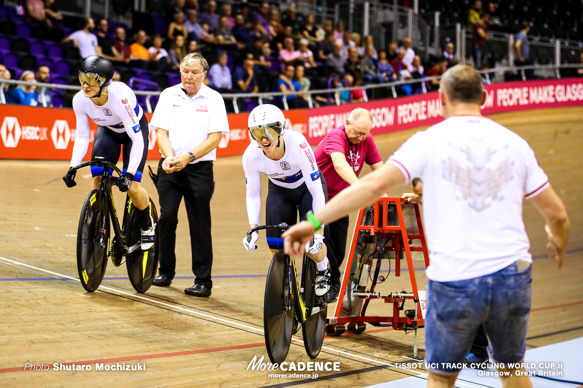 Women's Team Sprint / TISSOT UCI TRACK CYCLING WORLD CUP II, Glasgow, Great Britain