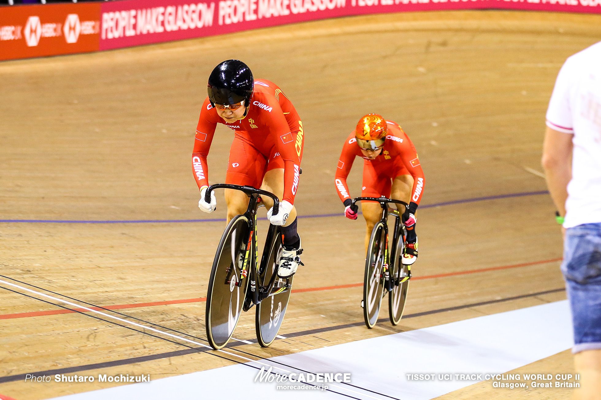 Women's Team Sprint / TISSOT UCI TRACK CYCLING WORLD CUP II, Glasgow, Great Britain