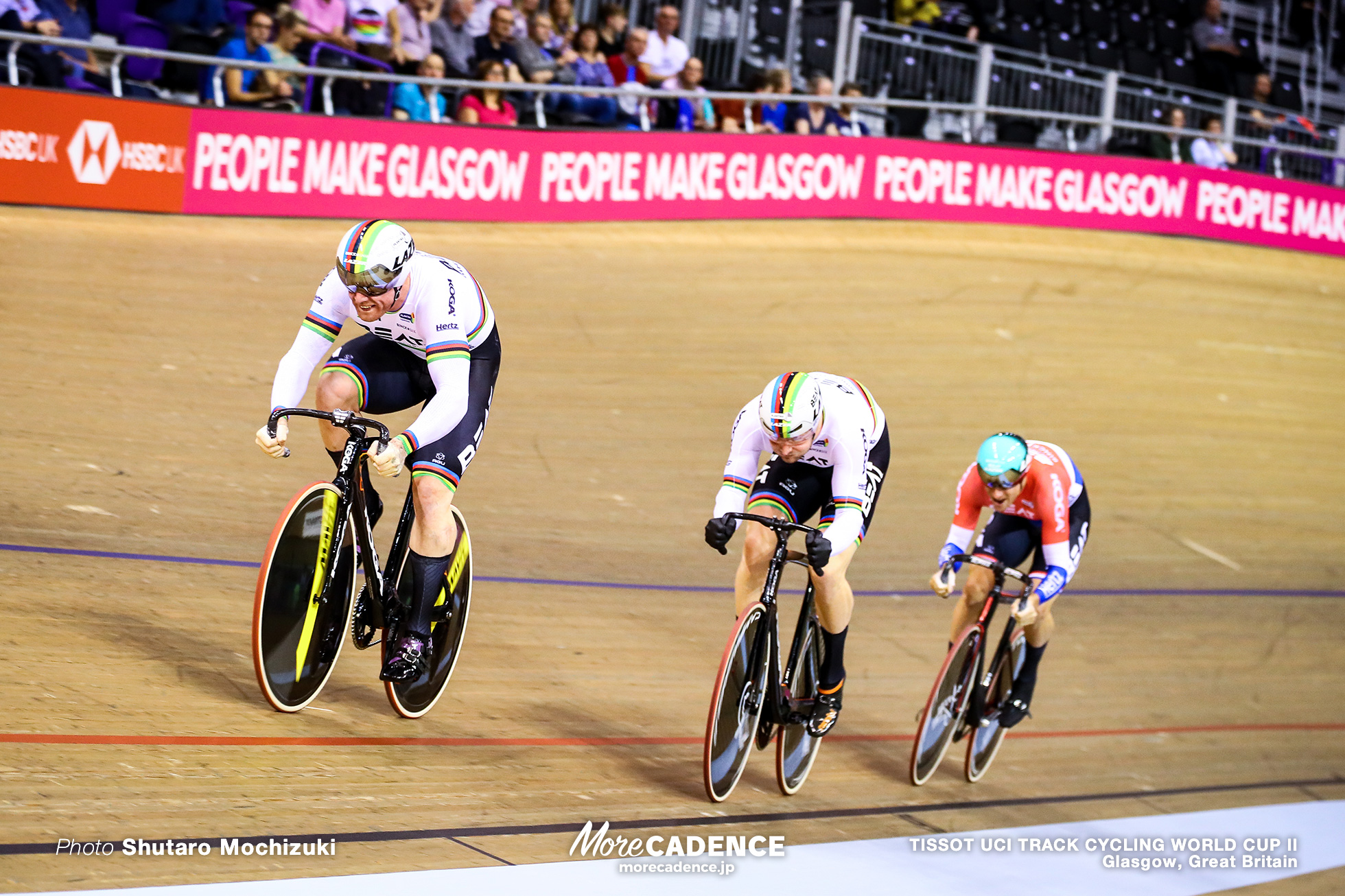 Men's Team Sprint / TISSOT UCI TRACK CYCLING WORLD CUP II, Glasgow, Great Britain