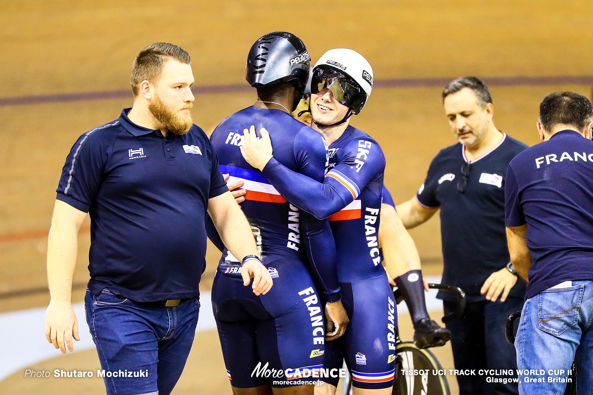 Men's Team Sprint / TISSOT UCI TRACK CYCLING WORLD CUP II, Glasgow, Great Britain