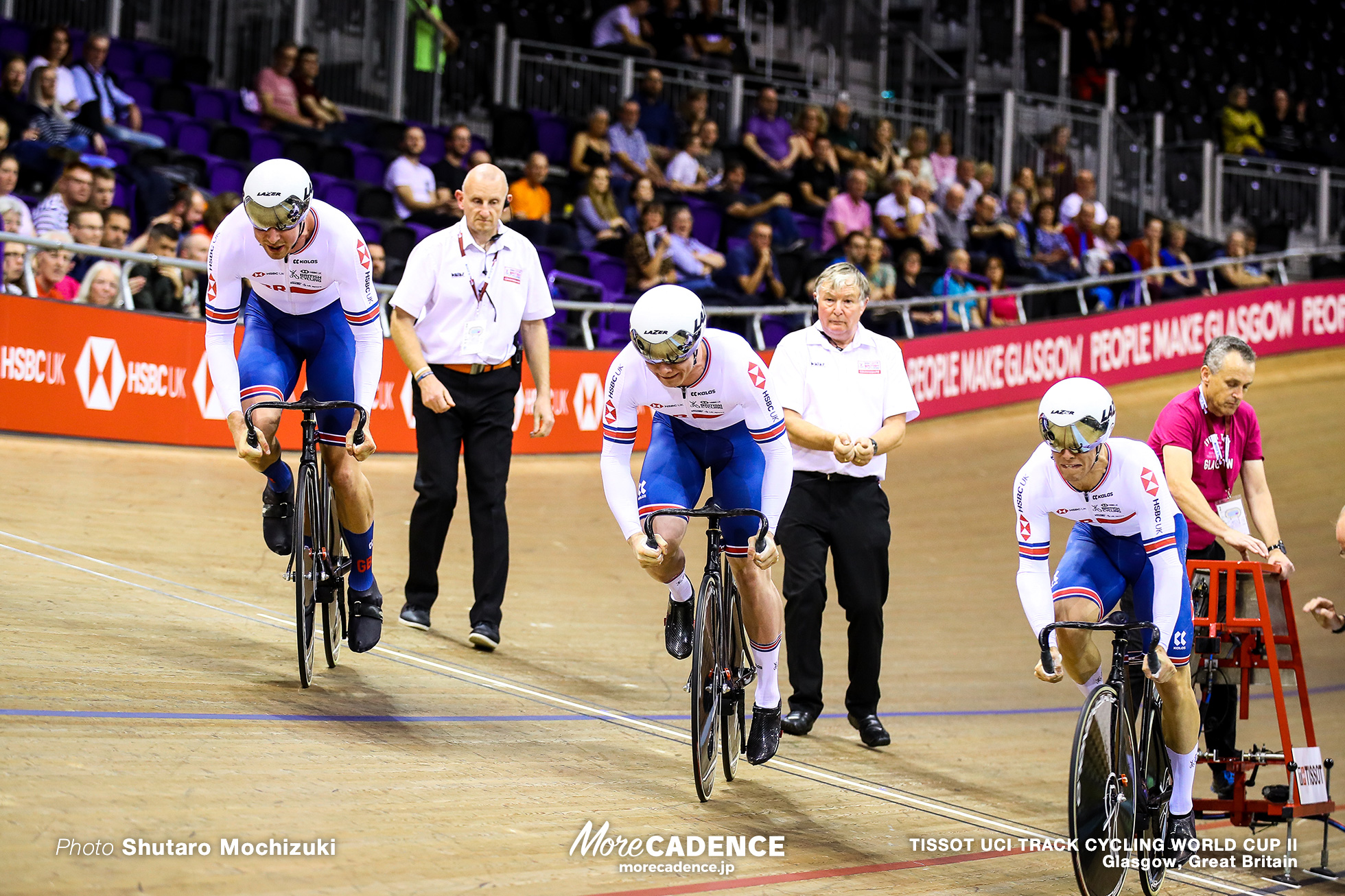 Men's Team Sprint / TISSOT UCI TRACK CYCLING WORLD CUP II, Glasgow, Great Britain