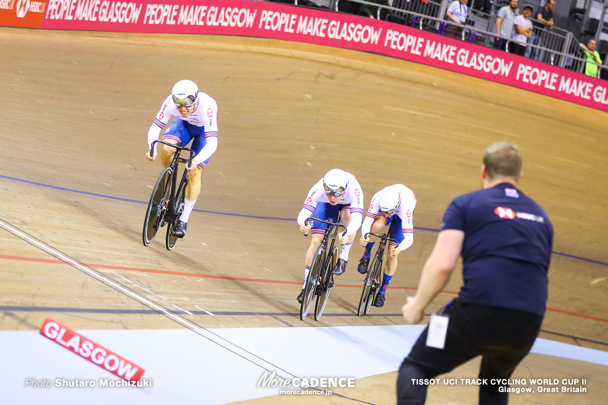 Men's Team Sprint / TISSOT UCI TRACK CYCLING WORLD CUP II, Glasgow, Great Britain