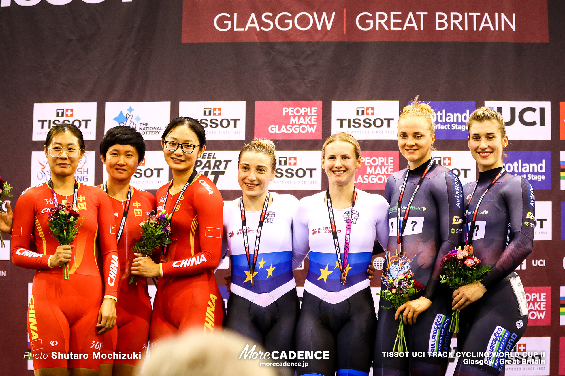 Women's Team Sprint / TISSOT UCI TRACK CYCLING WORLD CUP II, Glasgow, Great Britain