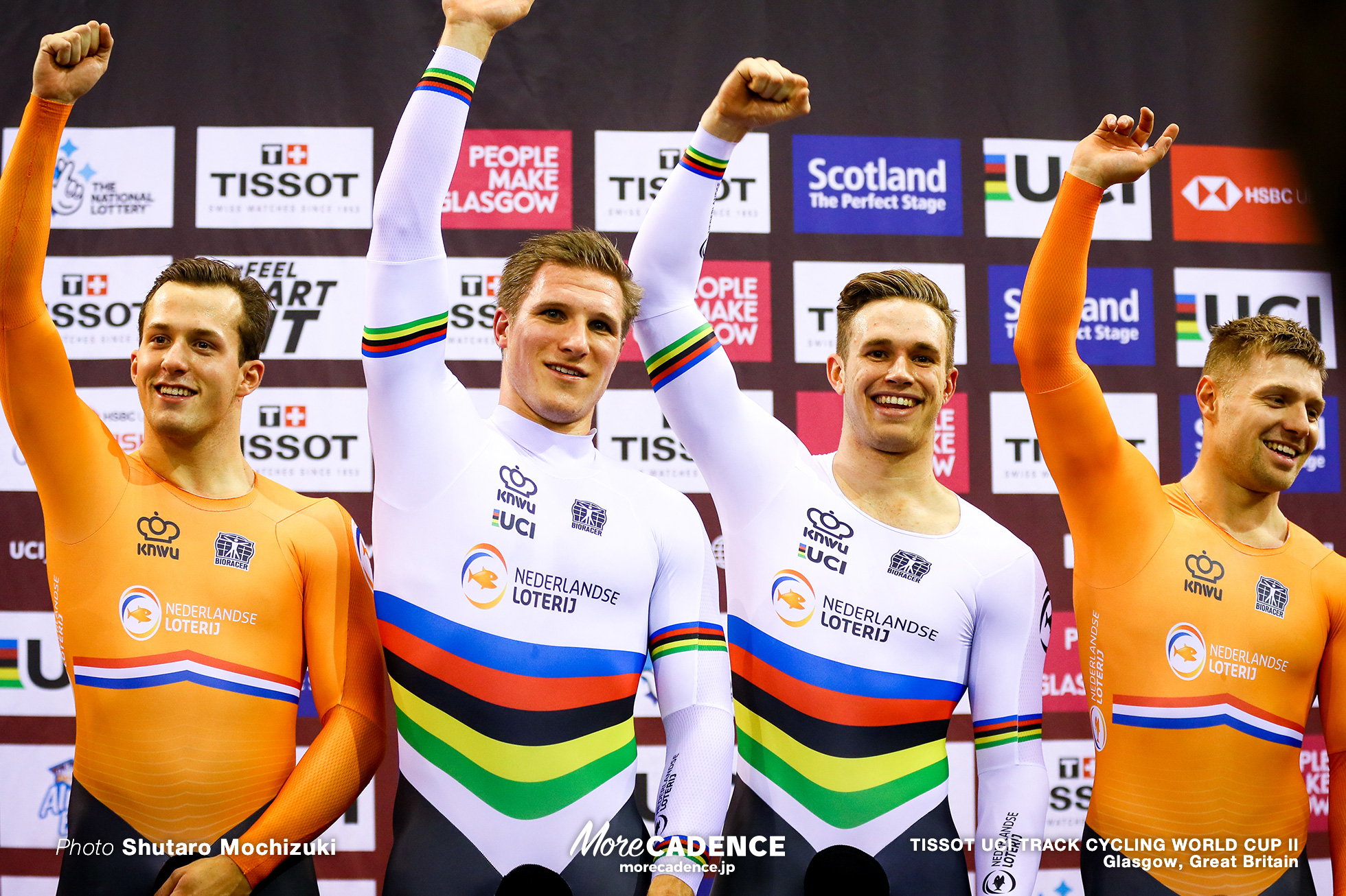 Men's Team Sprint / TISSOT UCI TRACK CYCLING WORLD CUP II, Glasgow, Great Britain