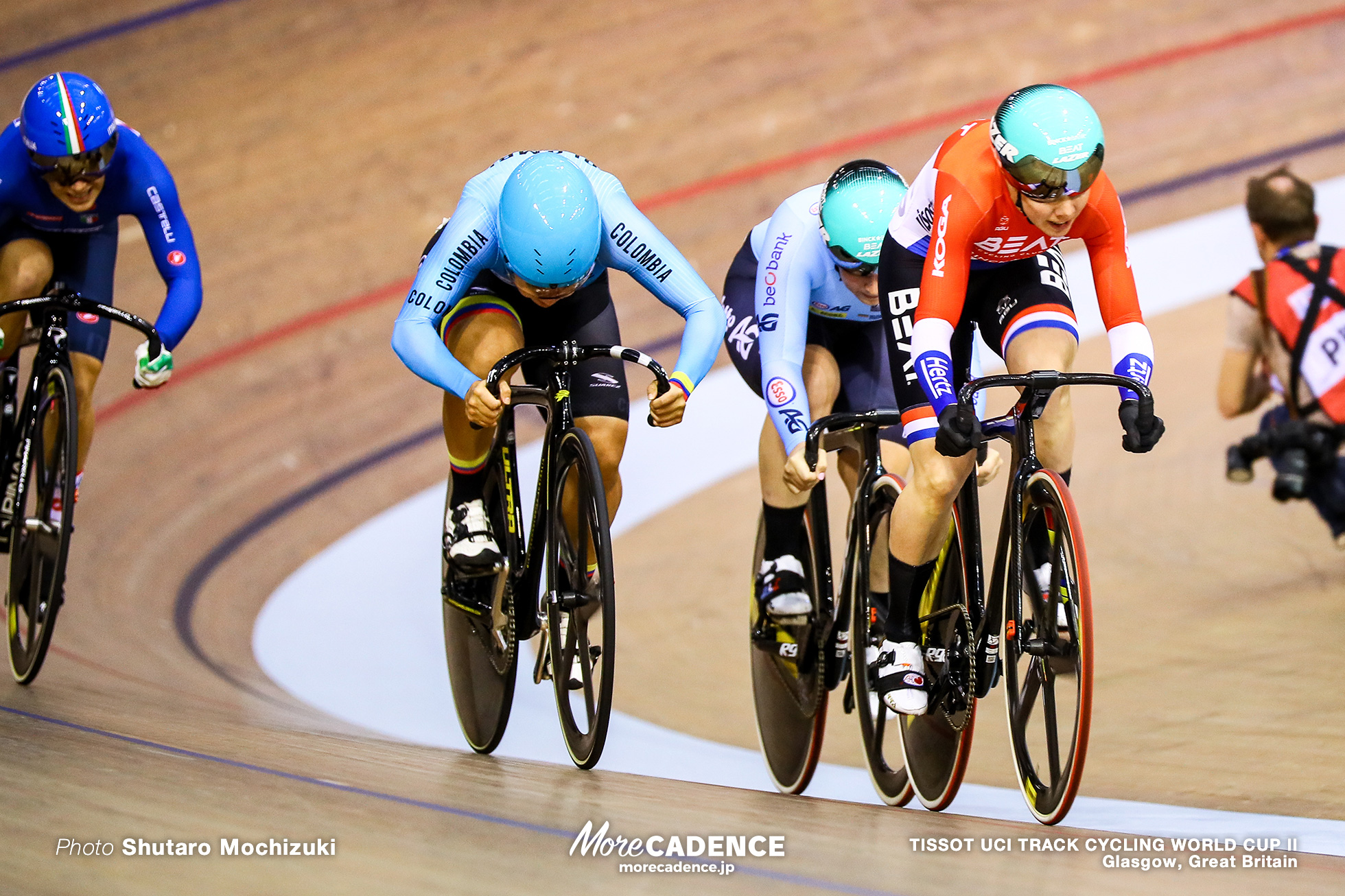 1st Round / Women's Keirin / TISSOT UCI TRACK CYCLING WORLD CUP II, Glasgow, Great Britain