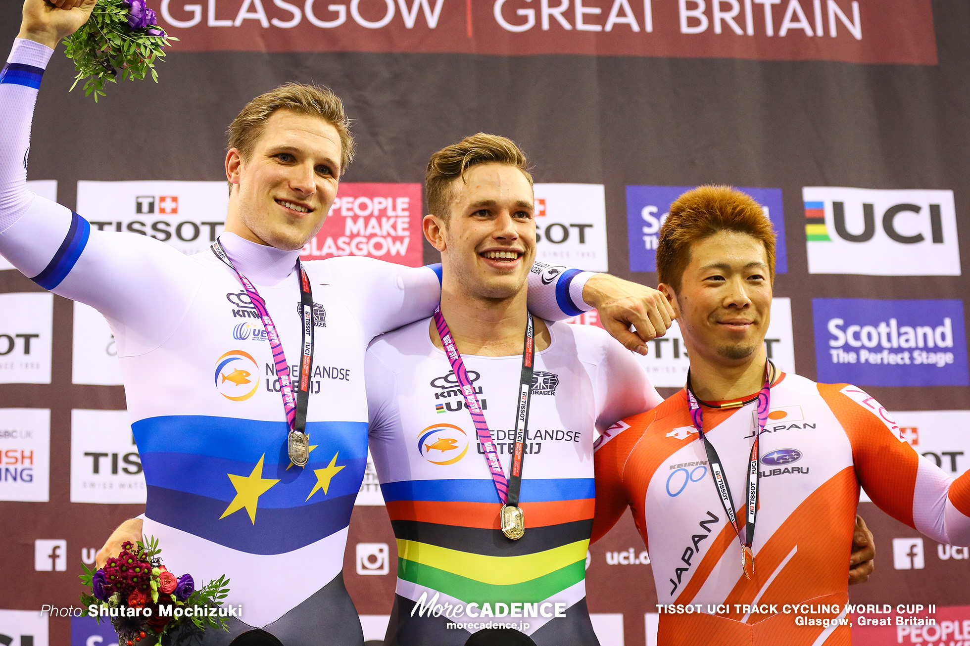 Final / Men's Sprint / TISSOT UCI TRACK CYCLING WORLD CUP II, Glasgow, Great Britain