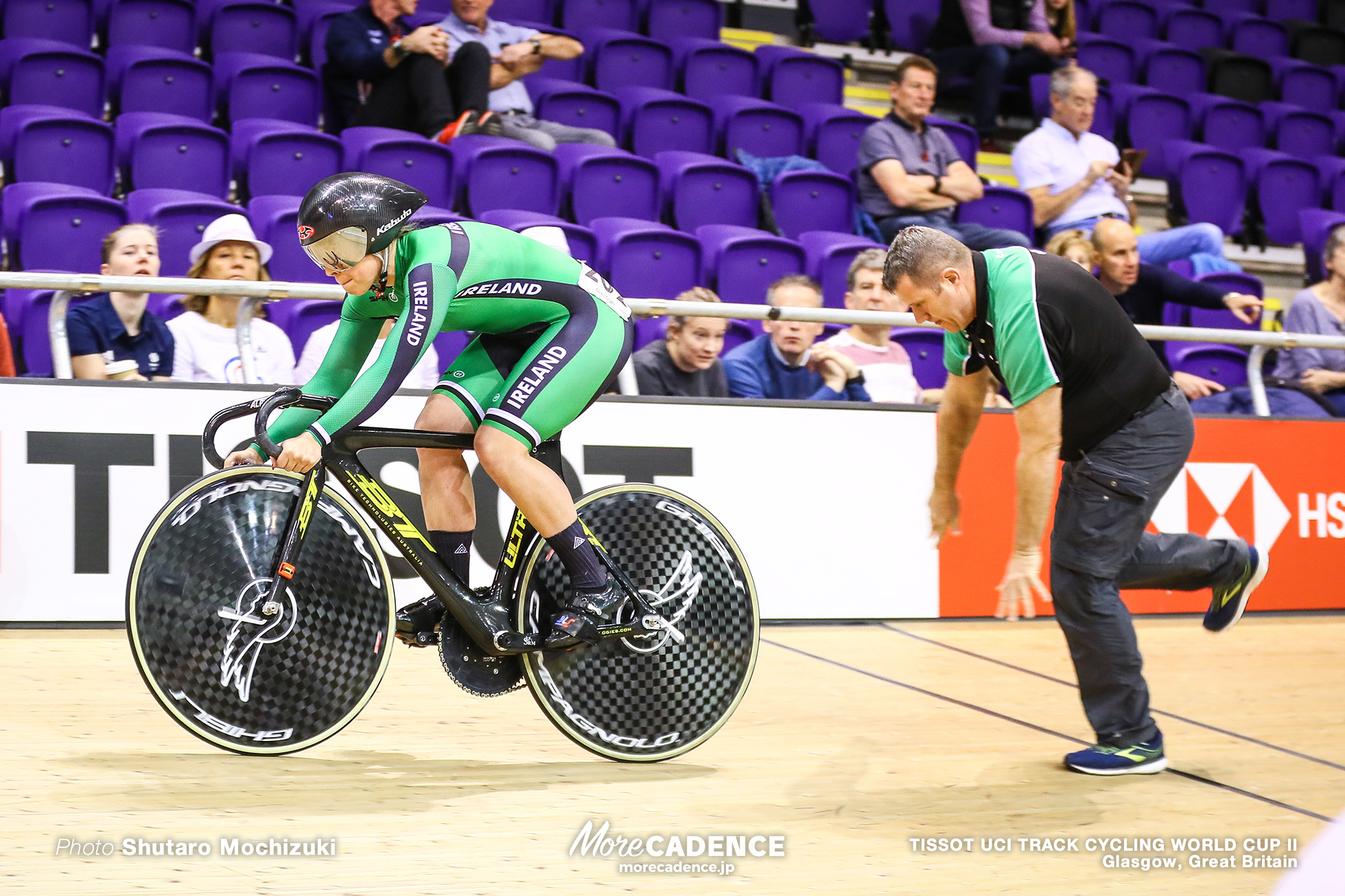 Qualifying / Women's Sprint / TISSOT UCI TRACK CYCLING WORLD CUP II, Glasgow, Great Britain, Robyn STEWART ロビン・スチュワート