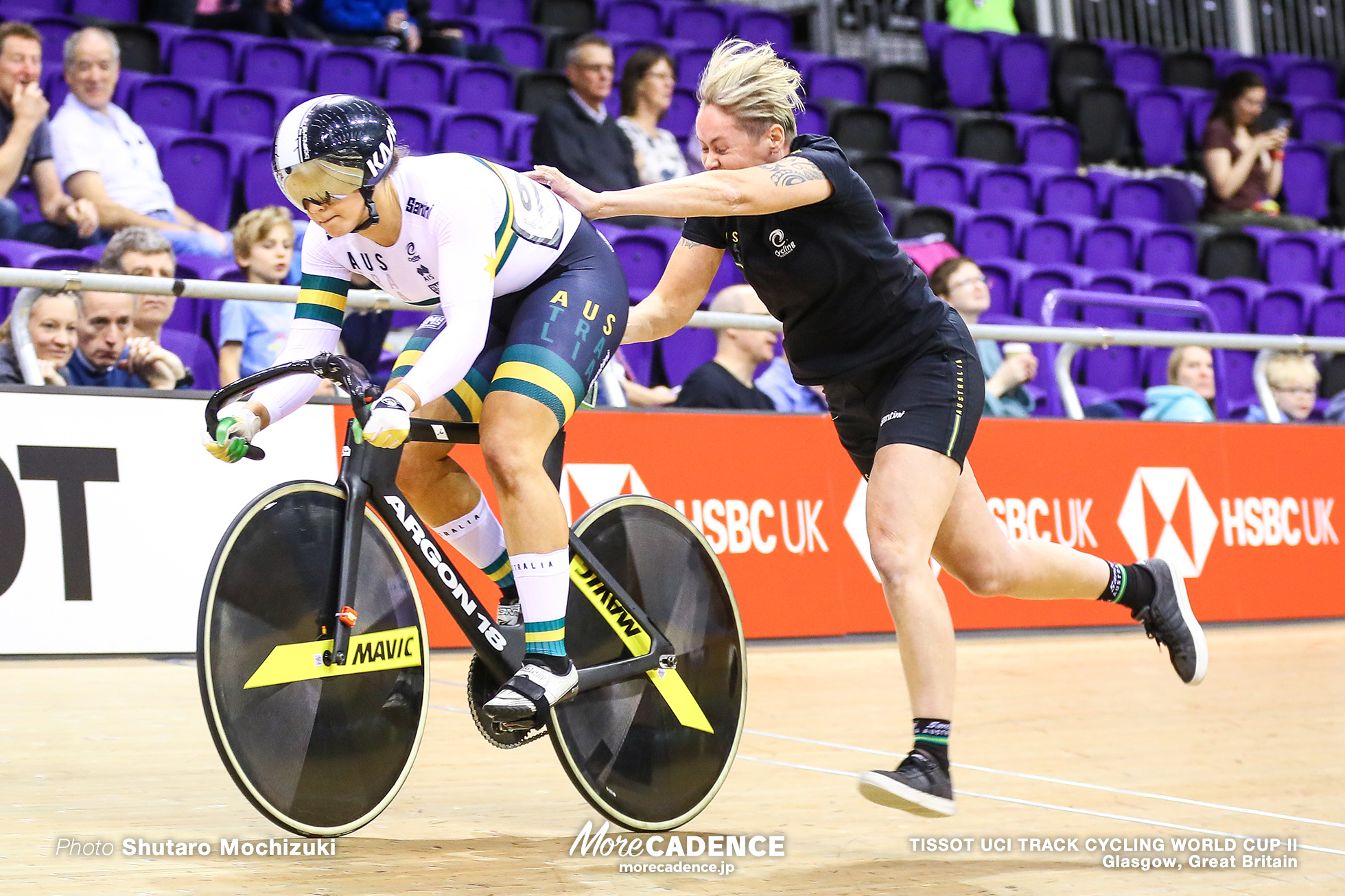 Qualifying / Women's Sprint / TISSOT UCI TRACK CYCLING WORLD CUP II, Glasgow, Great Britain, Caitlin WARD ケイトリン・ワード