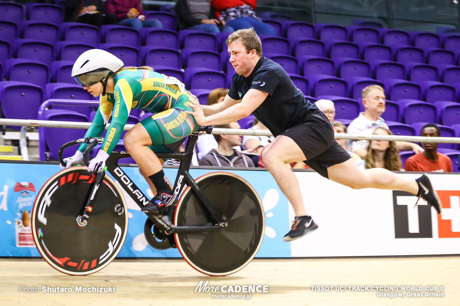 Qualifying / Women's Sprint / TISSOT UCI TRACK CYCLING WORLD CUP II, Glasgow, Great Britain, Charlene DU PREEZ シャーリーン・ディプリーズ