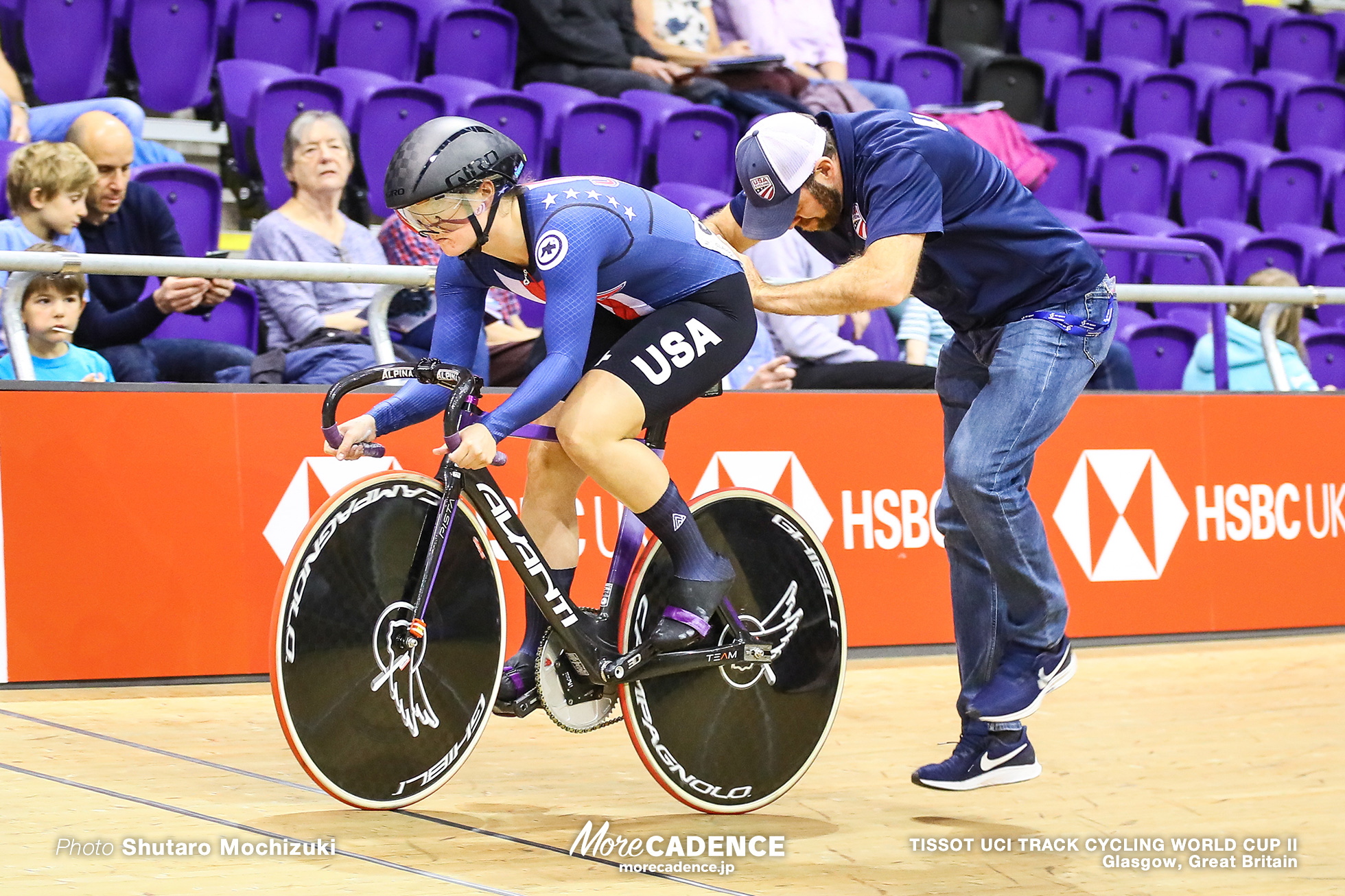 Qualifying / Women's Sprint / TISSOT UCI TRACK CYCLING WORLD CUP II, Glasgow, Great Britain, Madalyn GODBY マダリン・ゴドビー