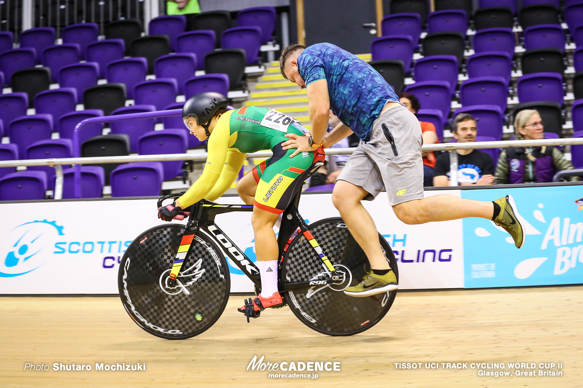 Qualifying / Women's Sprint / TISSOT UCI TRACK CYCLING WORLD CUP II, Glasgow, Great Britain, Migle MAROZAITE ミグレ・マロザイテ