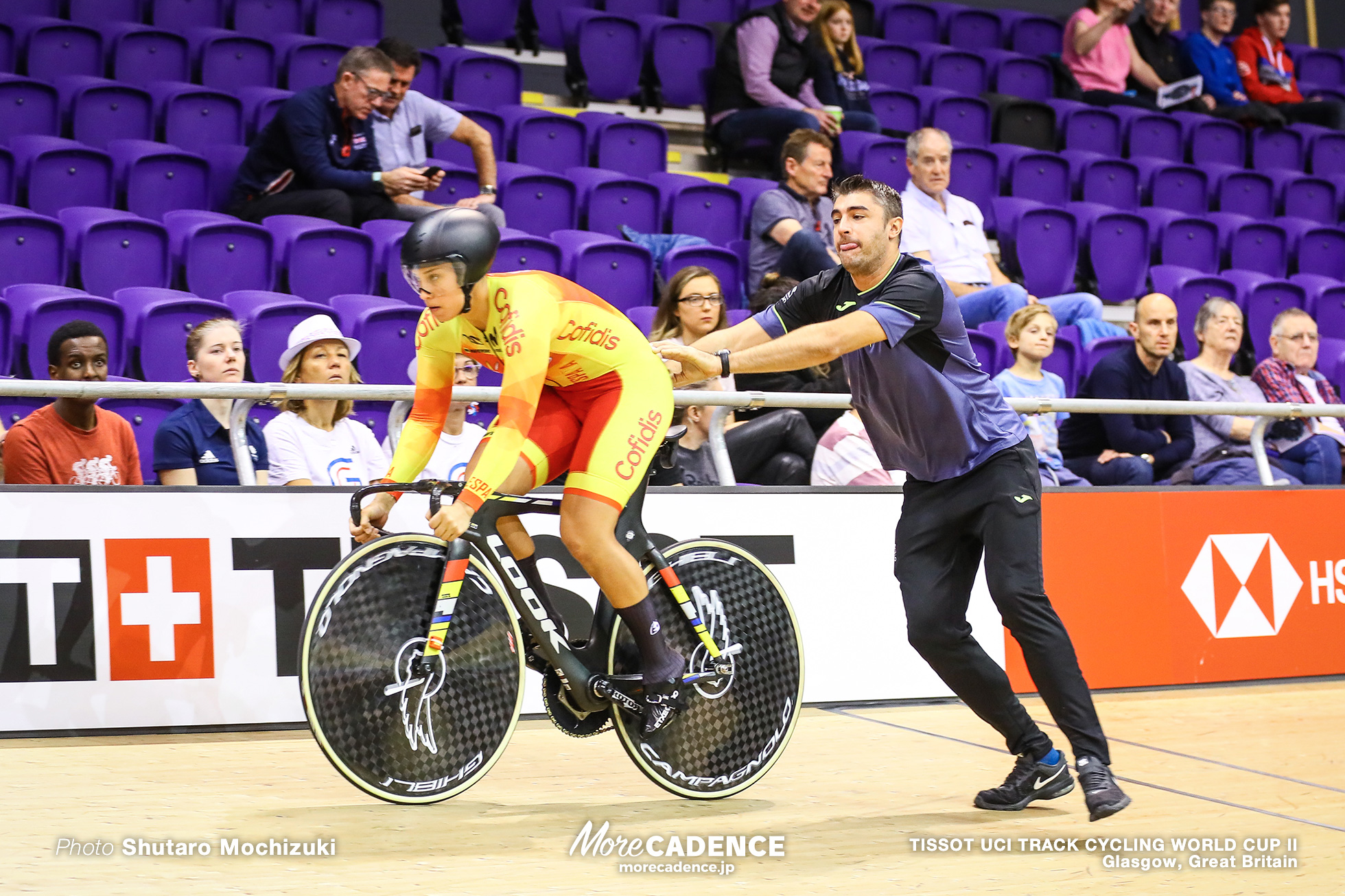 Qualifying / Women's Sprint / TISSOT UCI TRACK CYCLING WORLD CUP II, Glasgow, Great Britain, Tania CALVO BARBER タニア・カルボバルベール