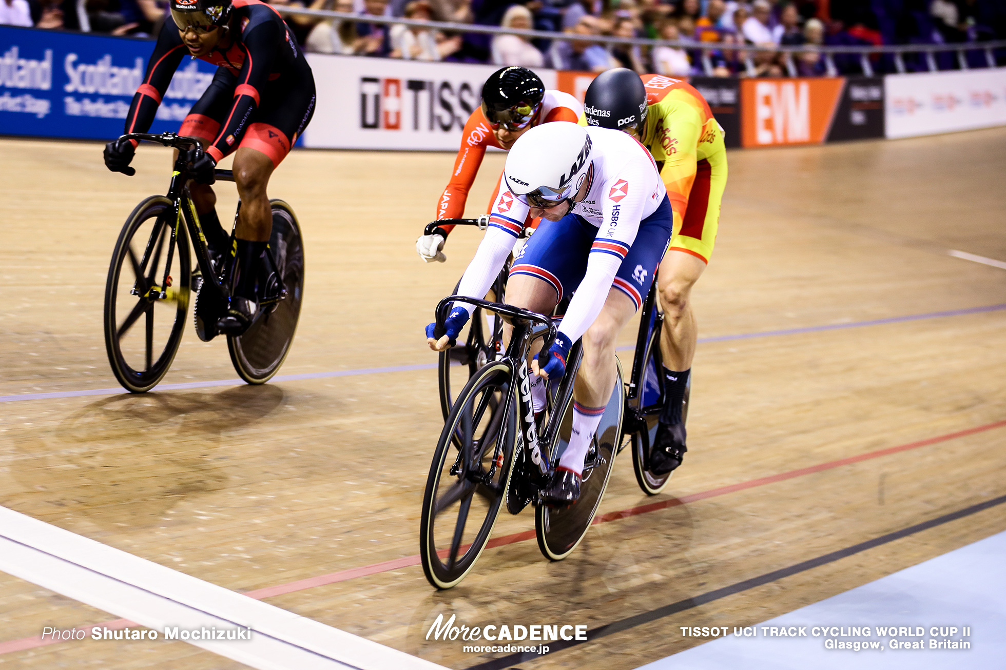 Repechage / Men's Keirin / TISSOT UCI TRACK CYCLING WORLD CUP II, Glasgow, Great Britain