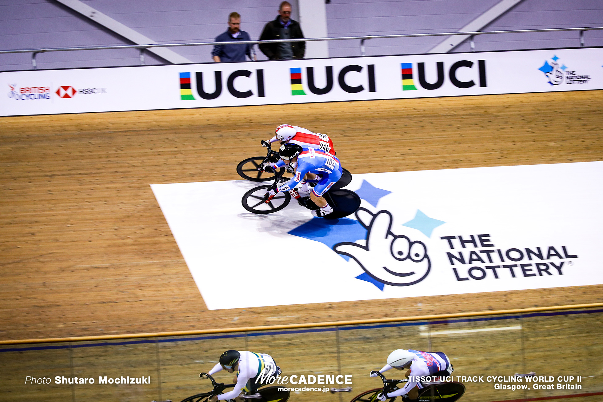 Repechage / Men's Keirin / TISSOT UCI TRACK CYCLING WORLD CUP II, Glasgow, Great Britain, Tomáš BÁBEK トマシュ・バベク Krzysztof MAKSEL クシシュトフ・マクセル