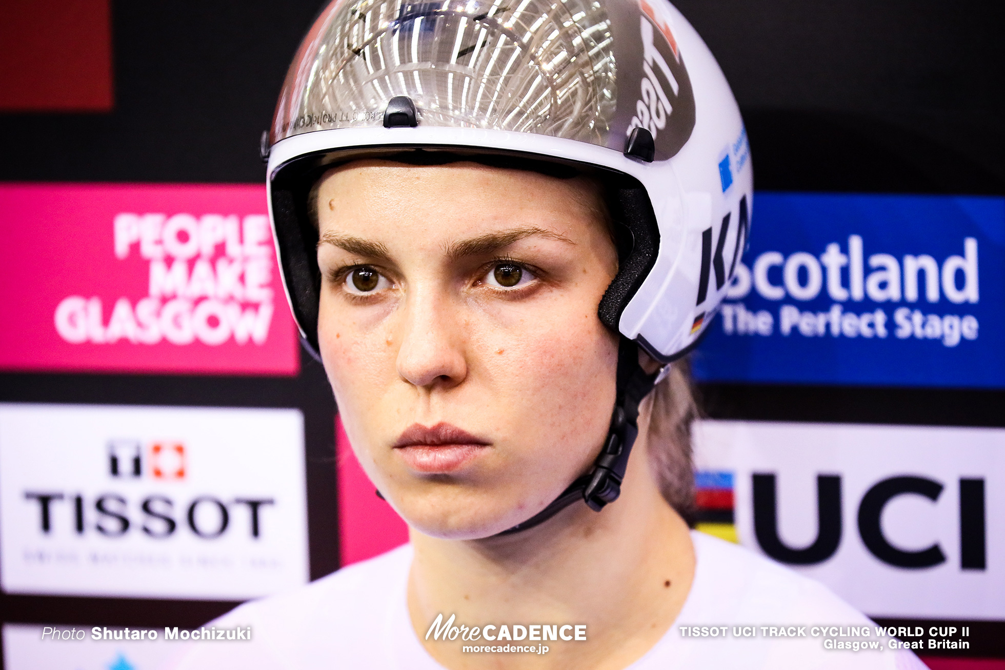 Final / Women's Sprint / TISSOT UCI TRACK CYCLING WORLD CUP II, Glasgow, Great Britain, Emma HINZE エマ・ヒンツェ