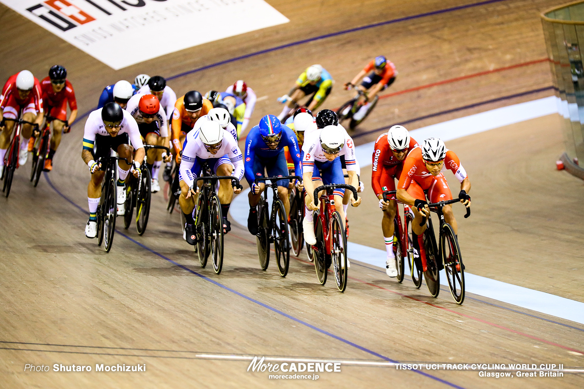 Scratch Race / Men's Omnium / TISSOT UCI TRACK CYCLING WORLD CUP II, Glasgow, Great Britain