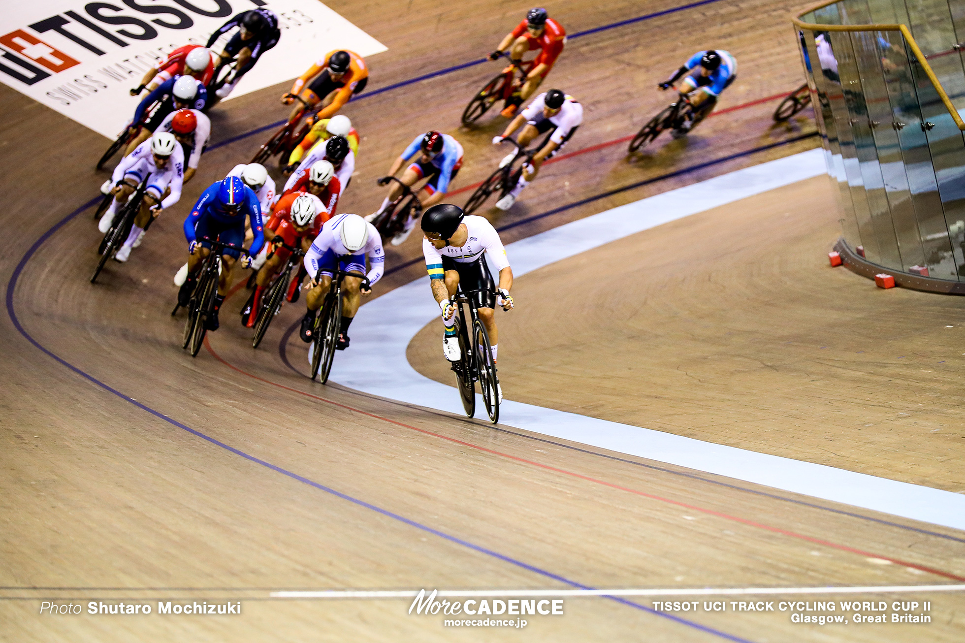 Scratch Race / Men's Omnium / TISSOT UCI TRACK CYCLING WORLD CUP II, Glasgow, Great Britain