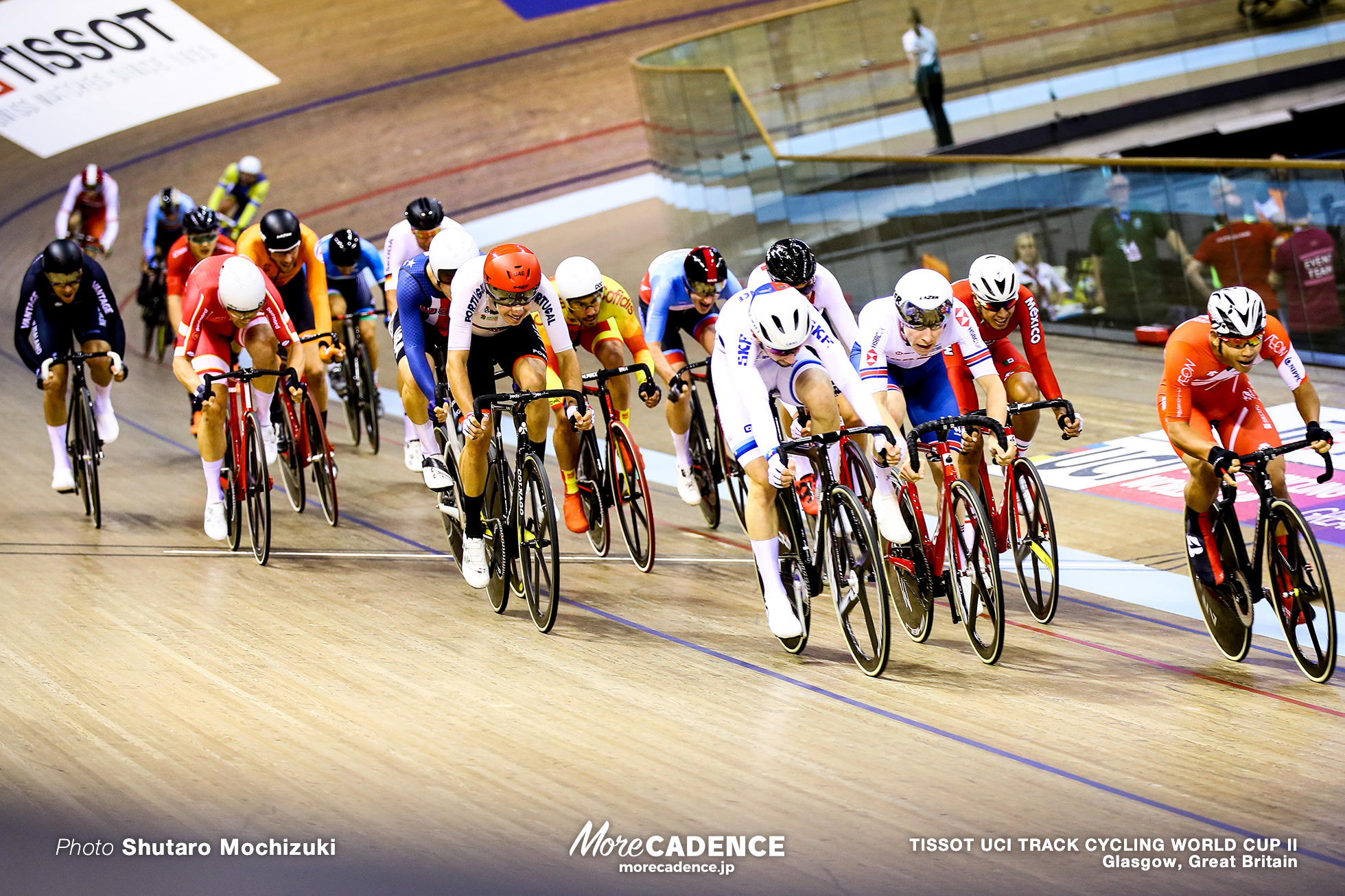 Scratch Race / Men's Omnium / TISSOT UCI TRACK CYCLING WORLD CUP II, Glasgow, Great Britain