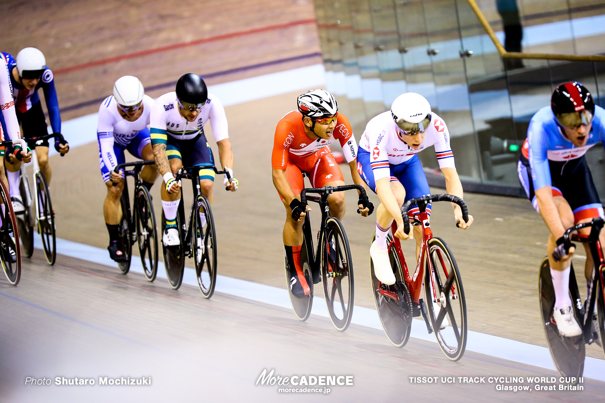 Scratch Race / Men's Omnium / TISSOT UCI TRACK CYCLING WORLD CUP II, Glasgow, Great Britain 今村駿介