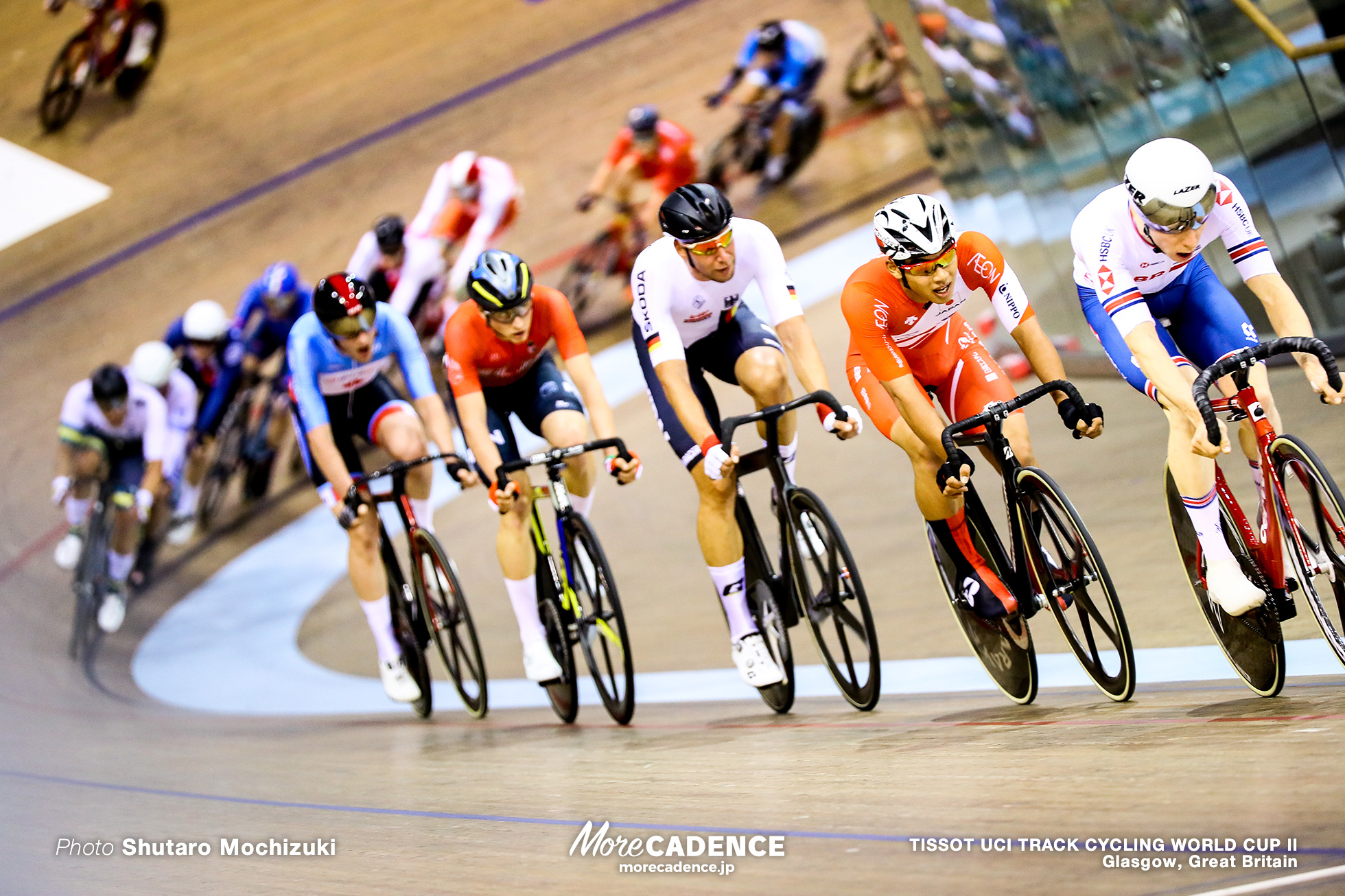 Scratch Race / Men's Omnium / TISSOT UCI TRACK CYCLING WORLD CUP II, Glasgow, Great Britain