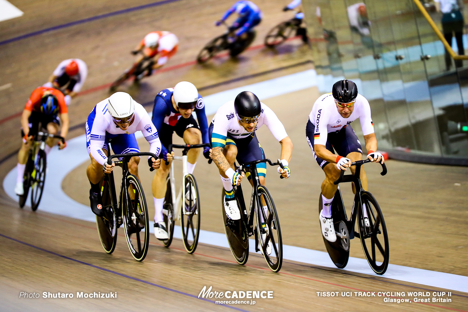 Scratch Race / Men's Omnium / TISSOT UCI TRACK CYCLING WORLD CUP II, Glasgow, Great Britain