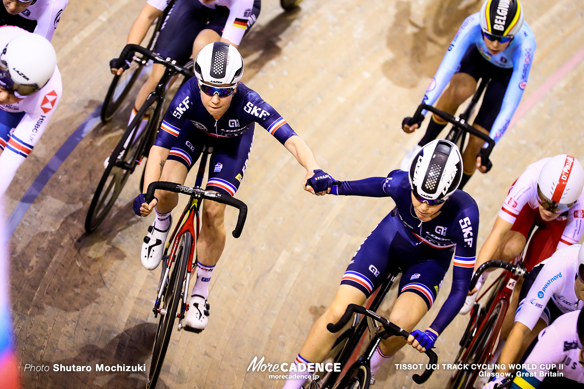 Women's Madison / TISSOT UCI TRACK CYCLING WORLD CUP II, Glasgow, Great Britain （フランス） DEMAY Coralie コーリー・デミー le NET Marie マリエ・ネット