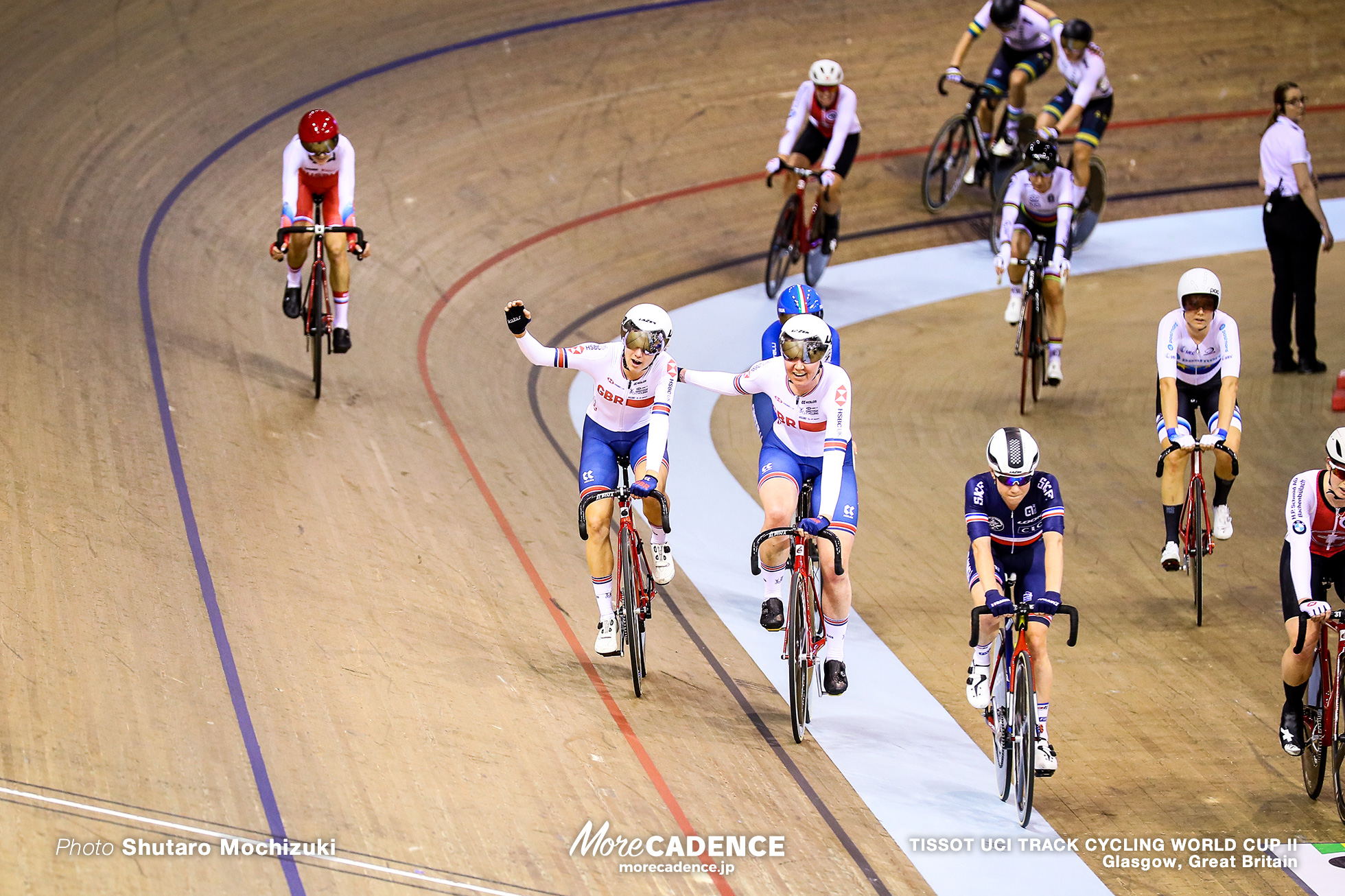 Women's Madison / TISSOT UCI TRACK CYCLING WORLD CUP II, Glasgow, Great Britain